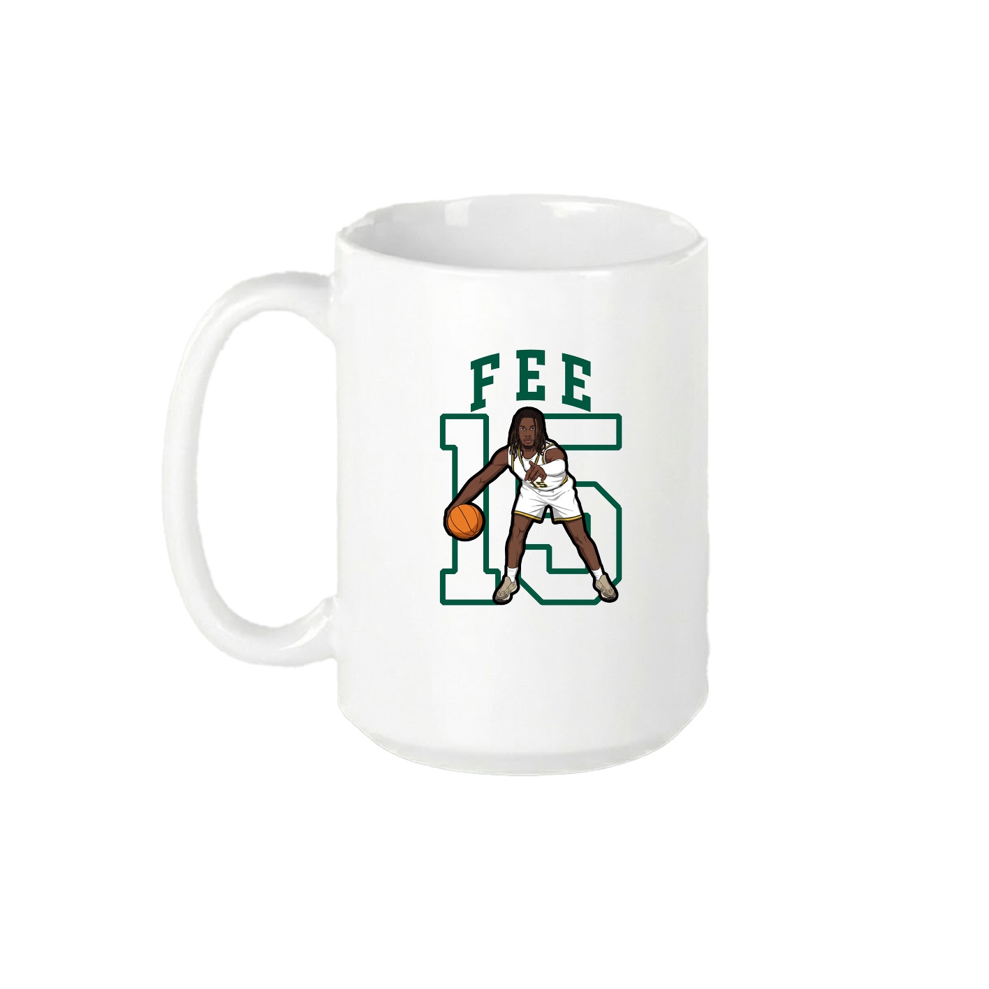 15oz Coffee Mug — Shirsey in White