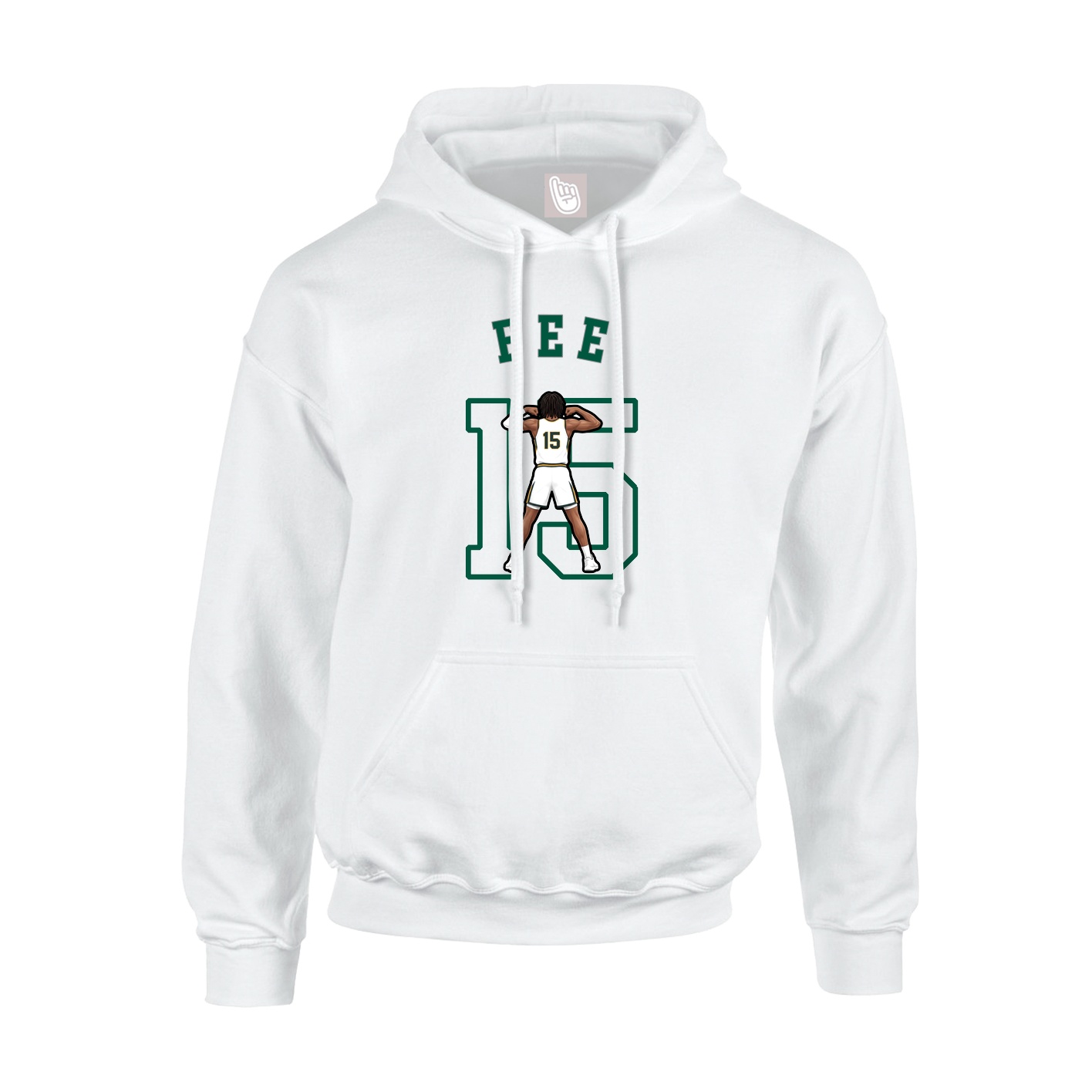 Youth Hoodie — Shirsey Arch in White