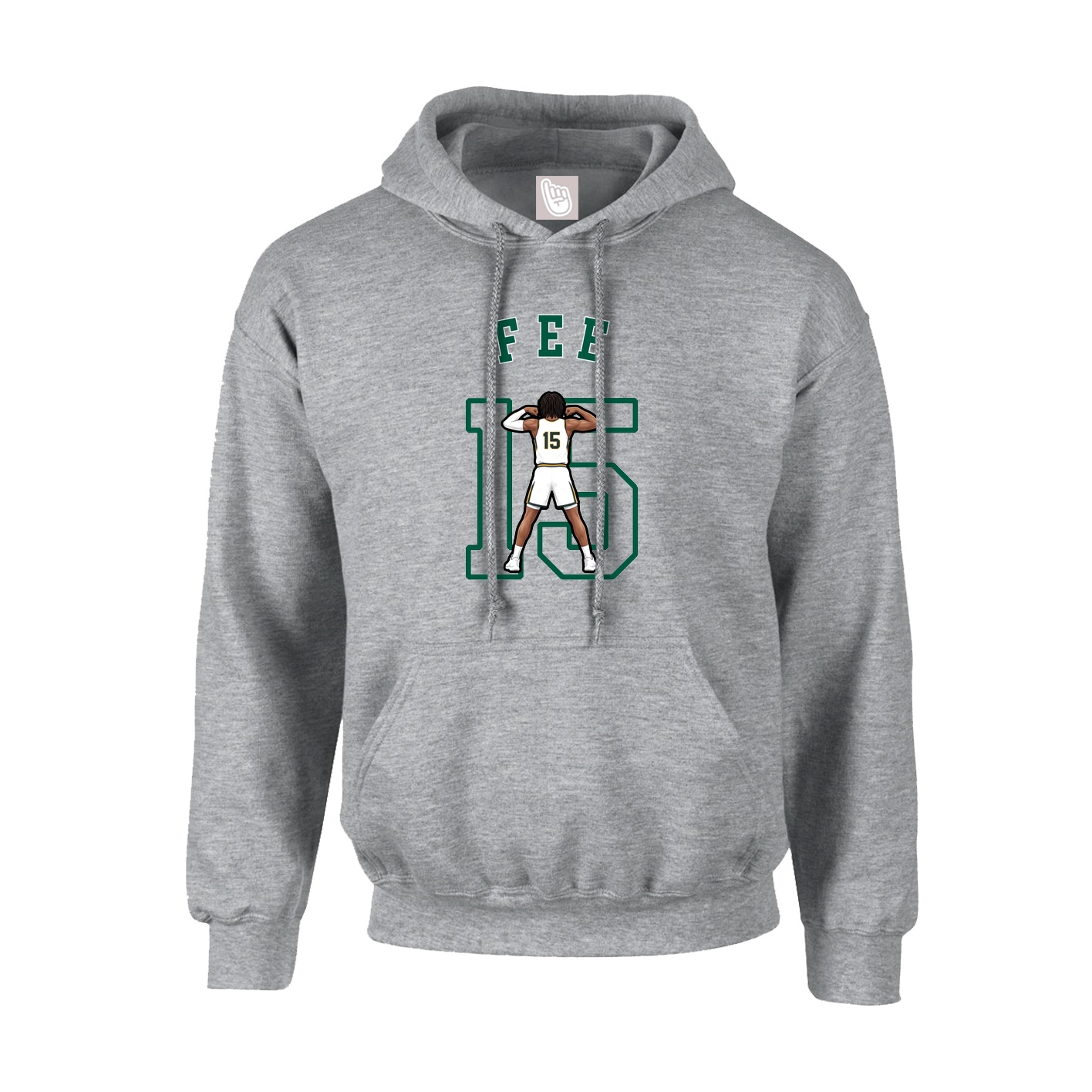 Youth Hoodie — Shirsey Arch in Grey