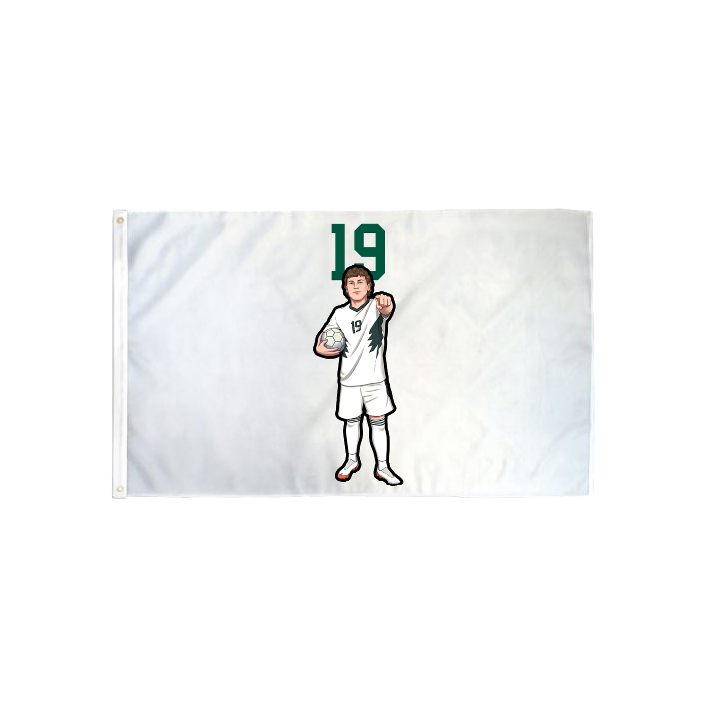 3x5 Flag — Number Top in Classic