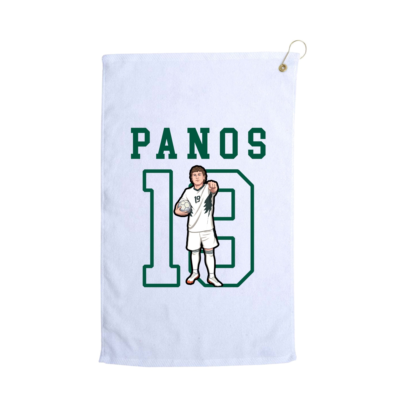Golf Towel — Shirsey in White