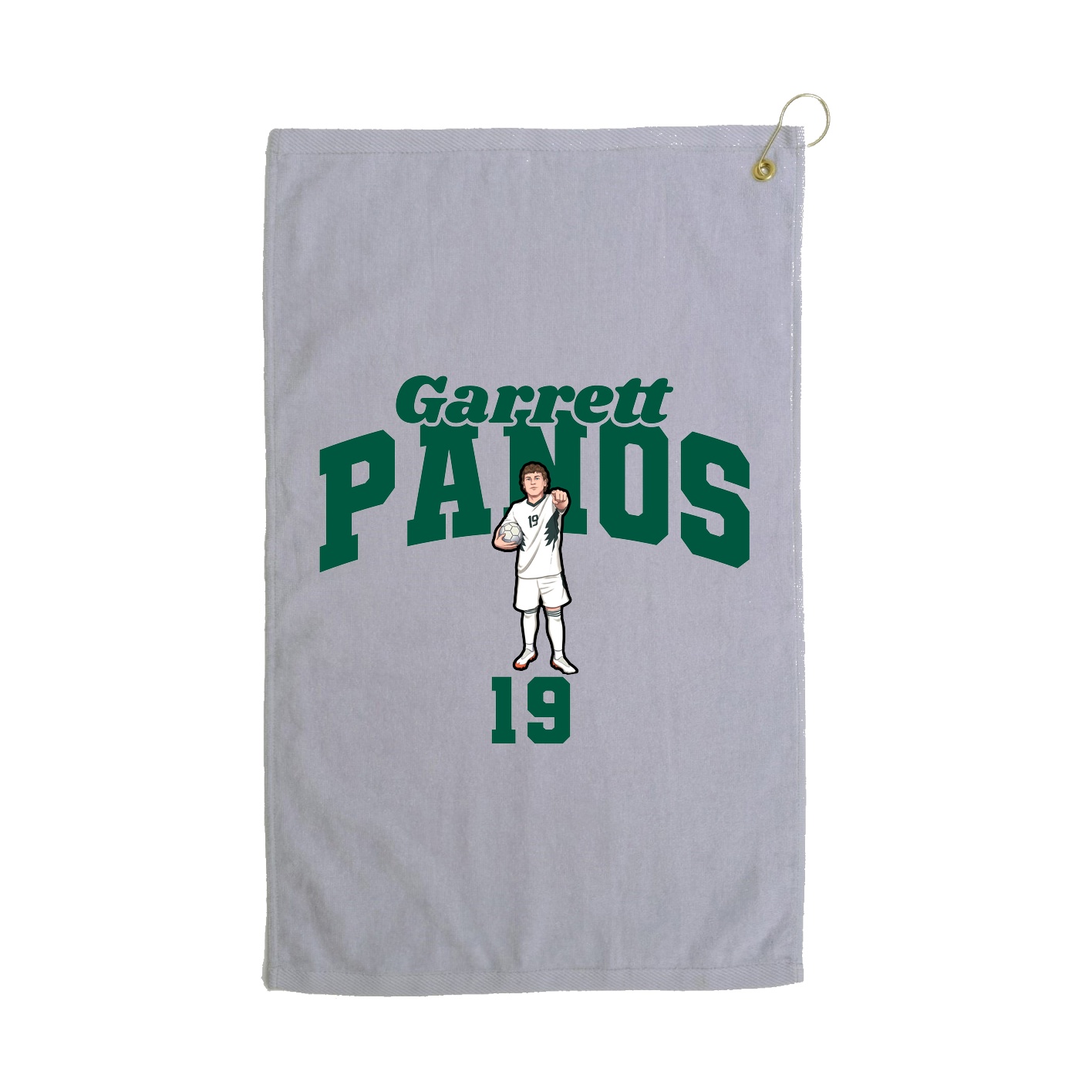 Golf Towel — Signature Arch in Grey