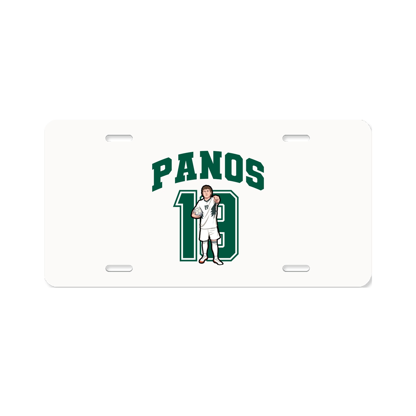 License Plate — Number in Classic