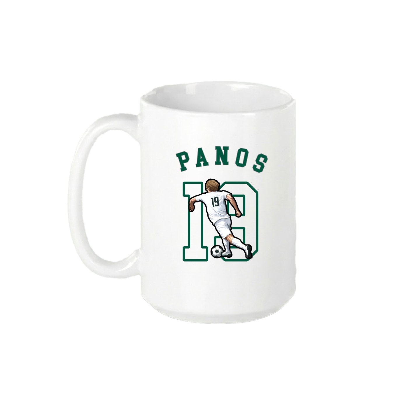 15oz Coffee Mug — Shirsey Arch in White