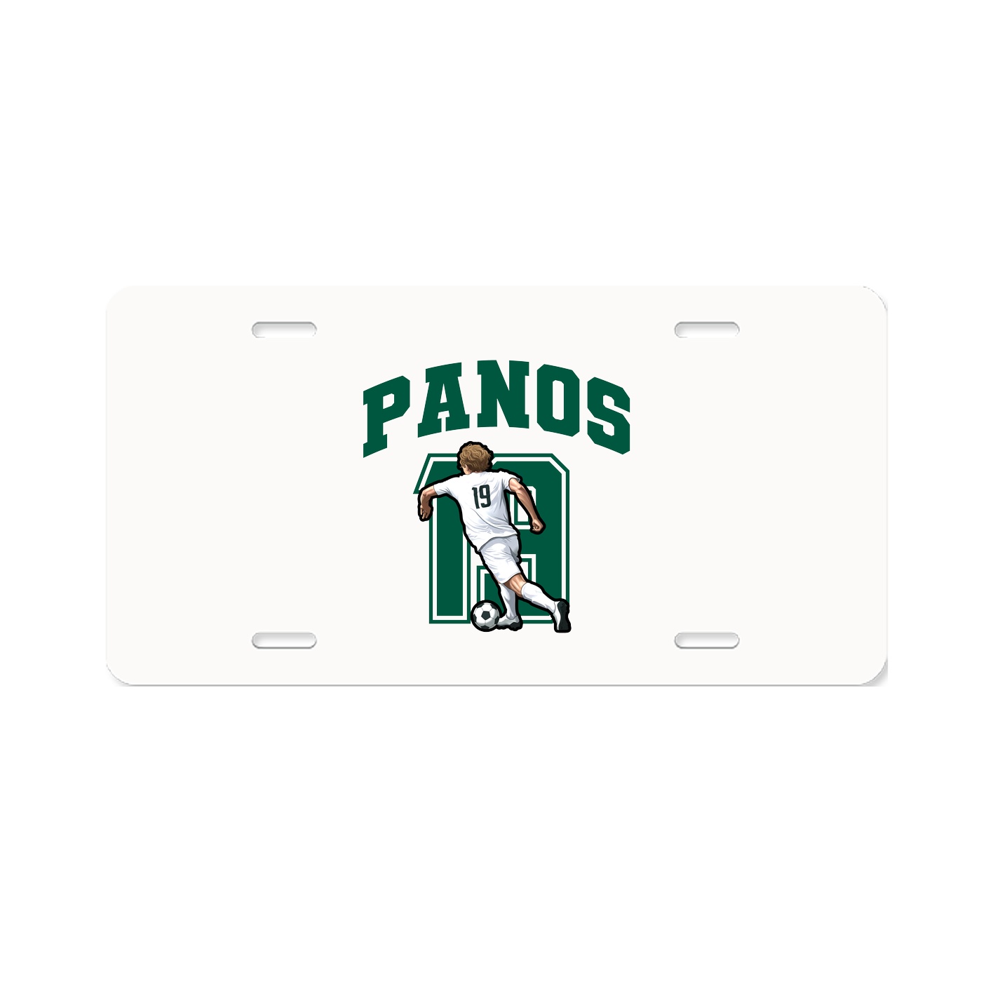 License Plate — Number in Classic