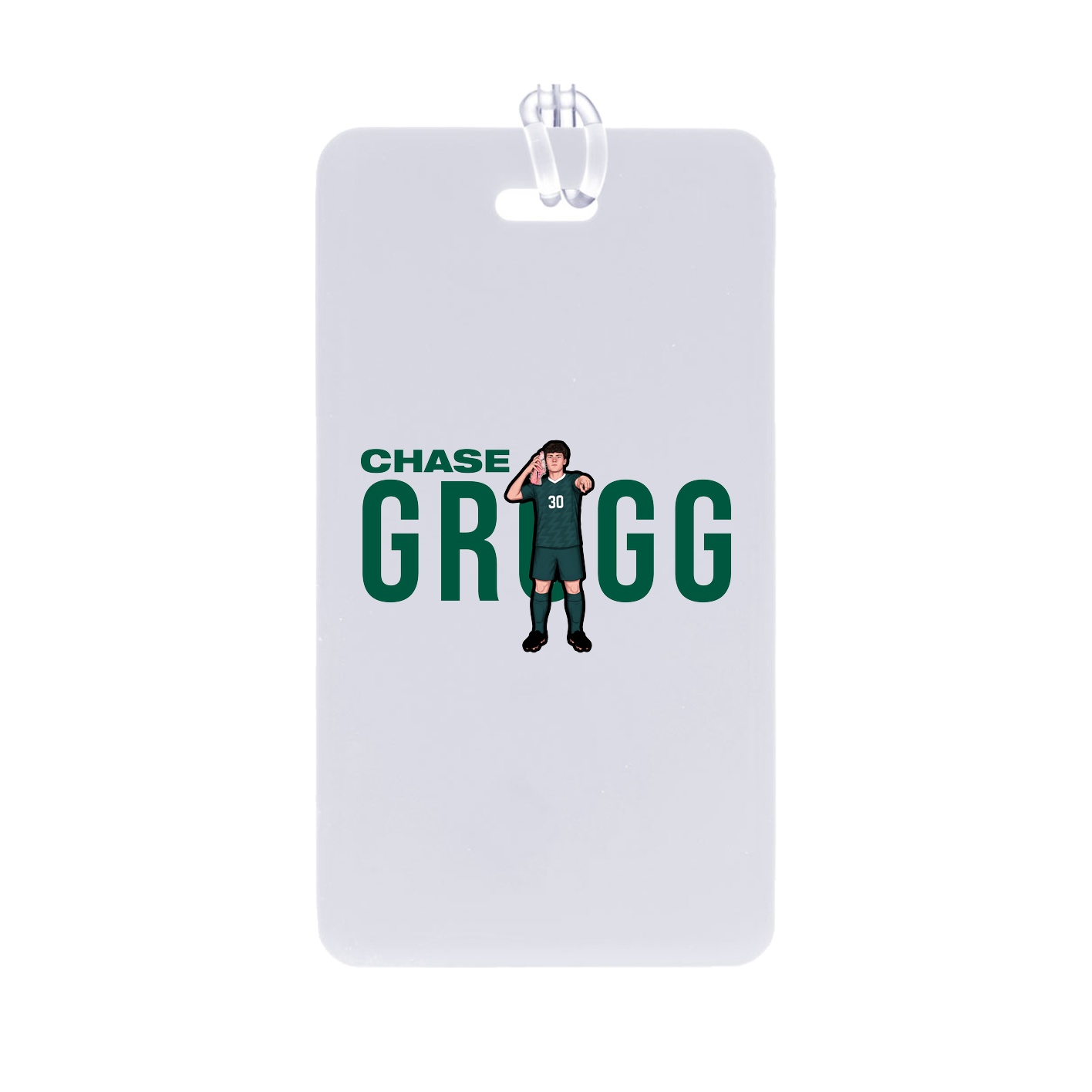 Bag Tag — Player Name in Classic