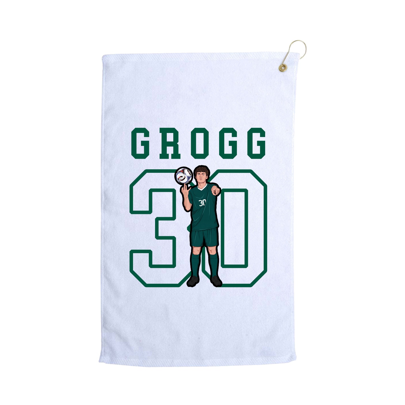 Golf Towel — Shirsey in White