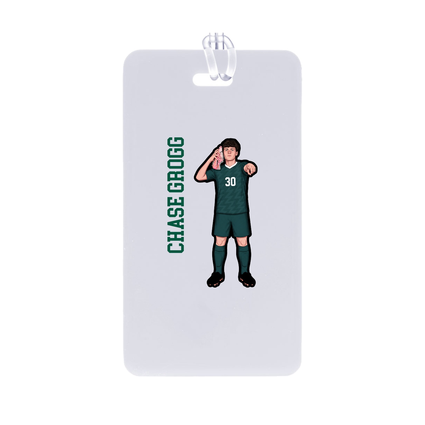 Bag Tag — Name Vertical in Classic