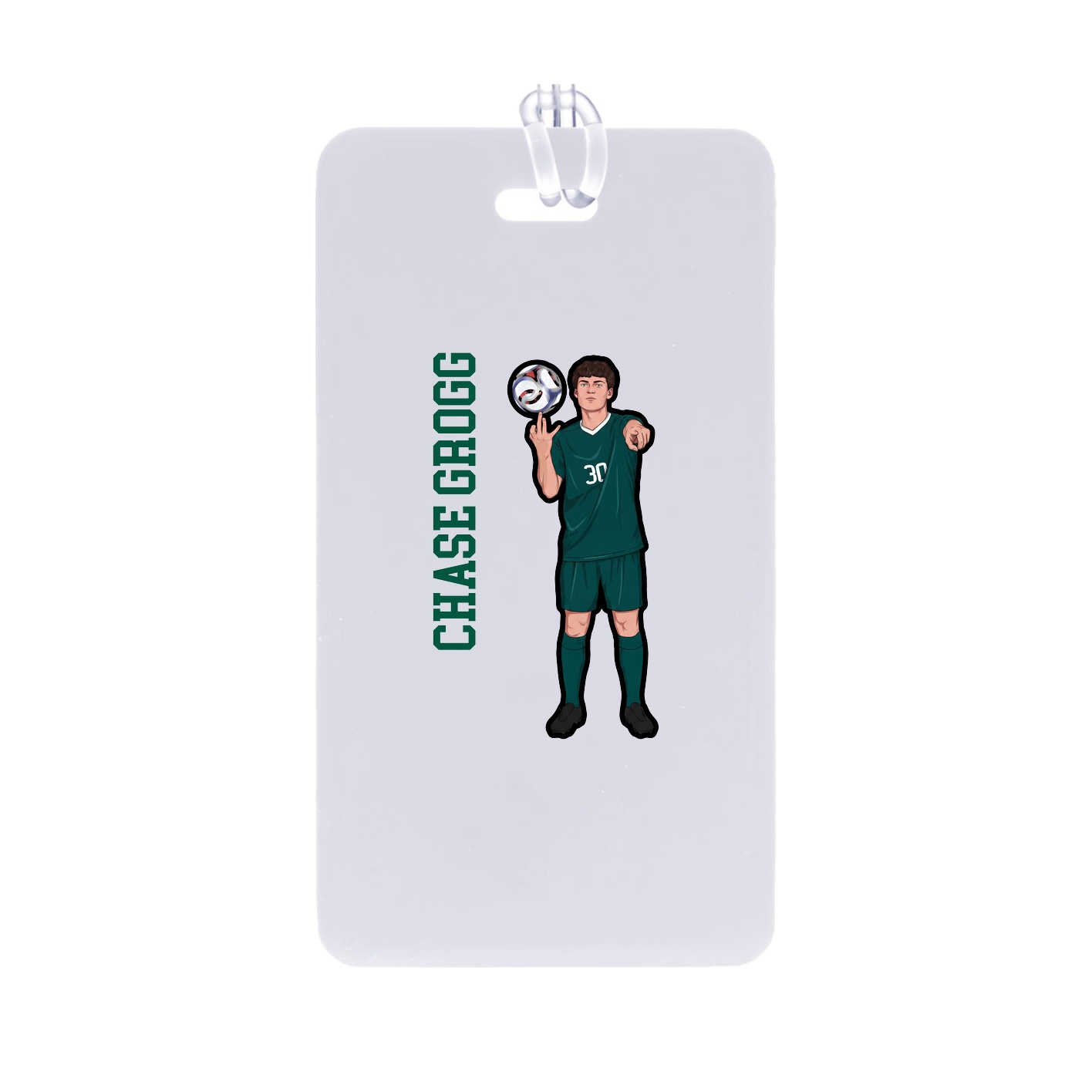 Bag Tag — Name Vertical in Classic