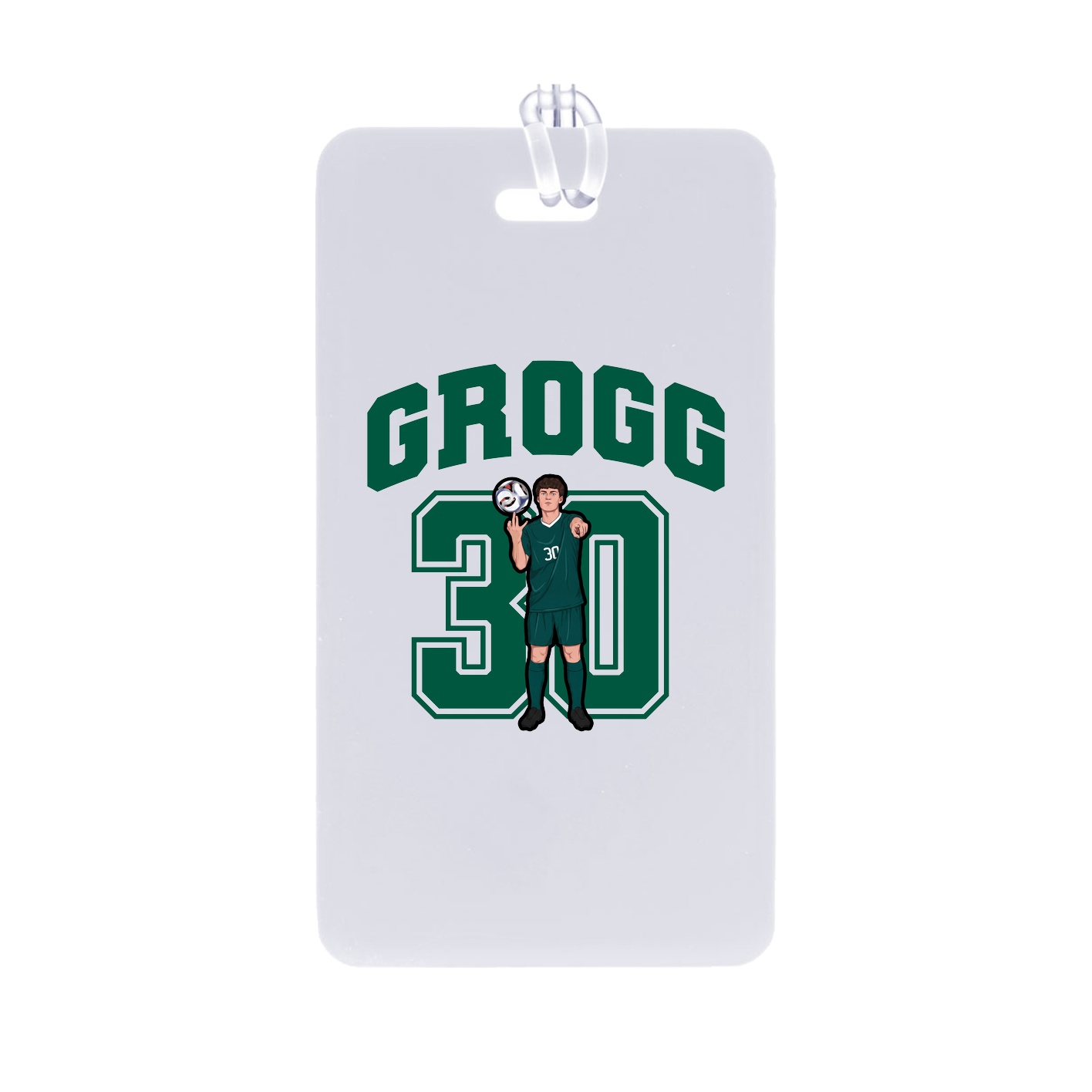 Bag Tag — Number in Classic