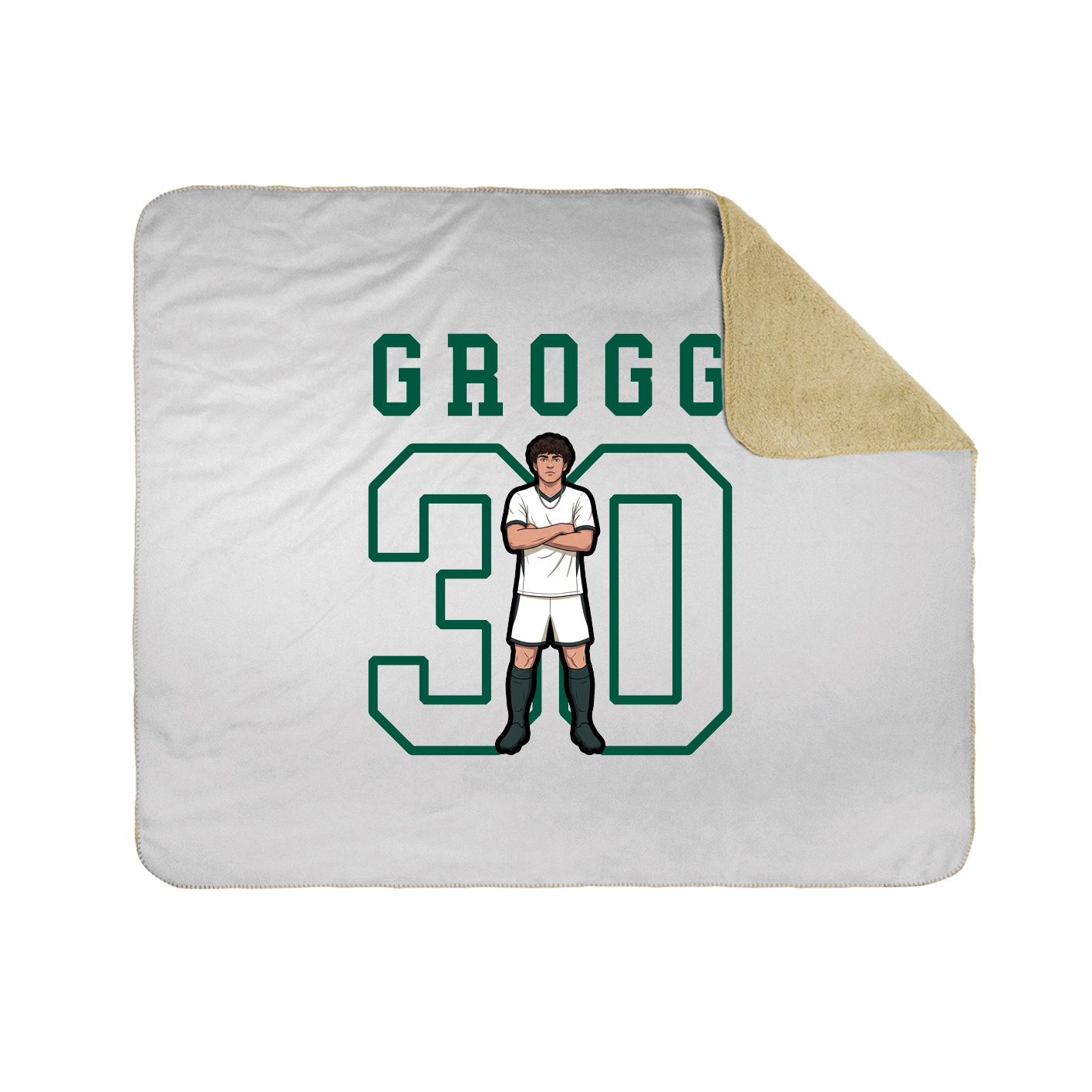 Throw Blanket — Shirsey in White