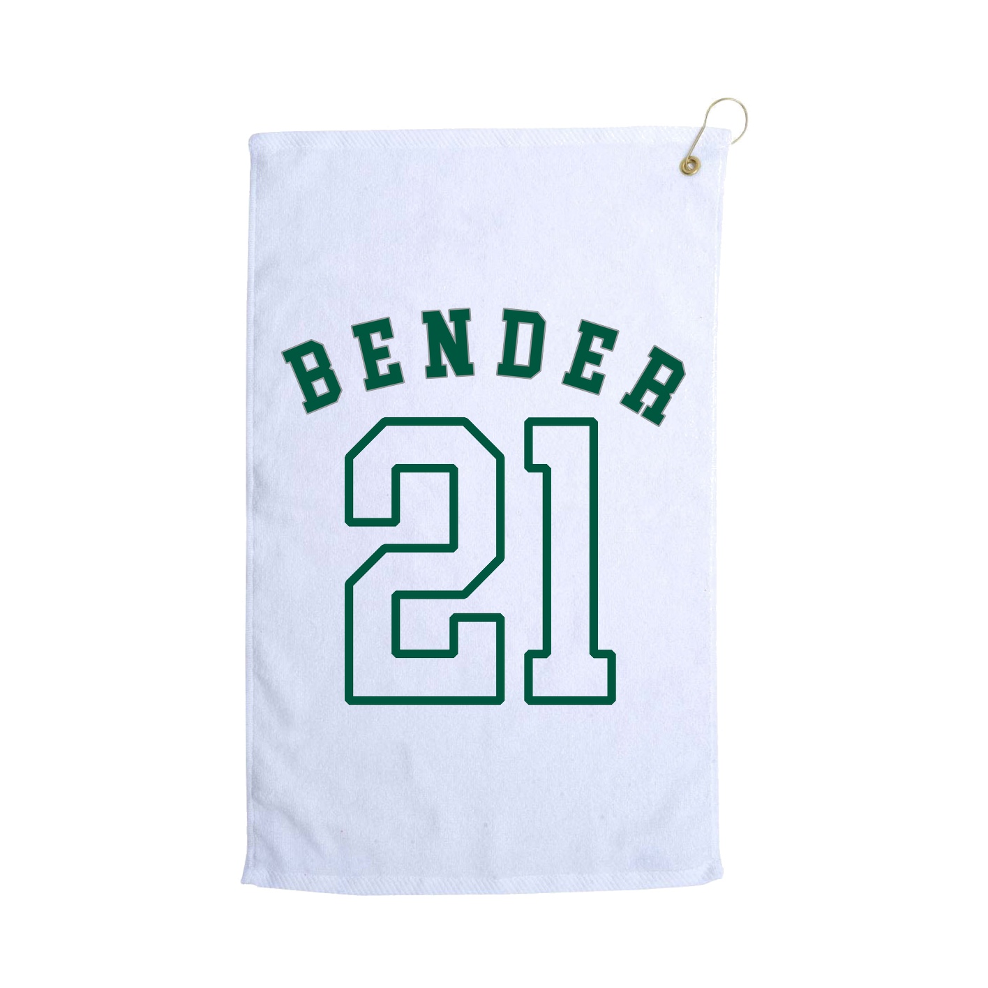 Golf Towel — Shirsey Arch in White