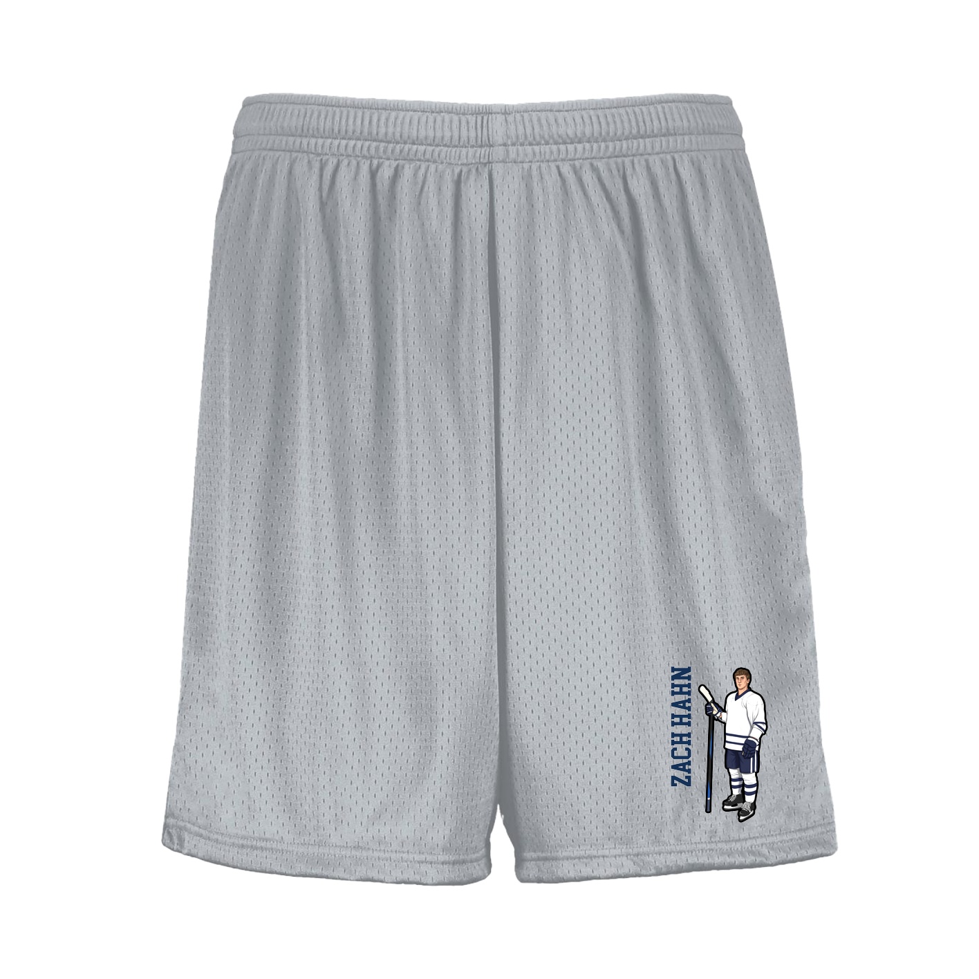 Shorts — Name Vertical in Silver