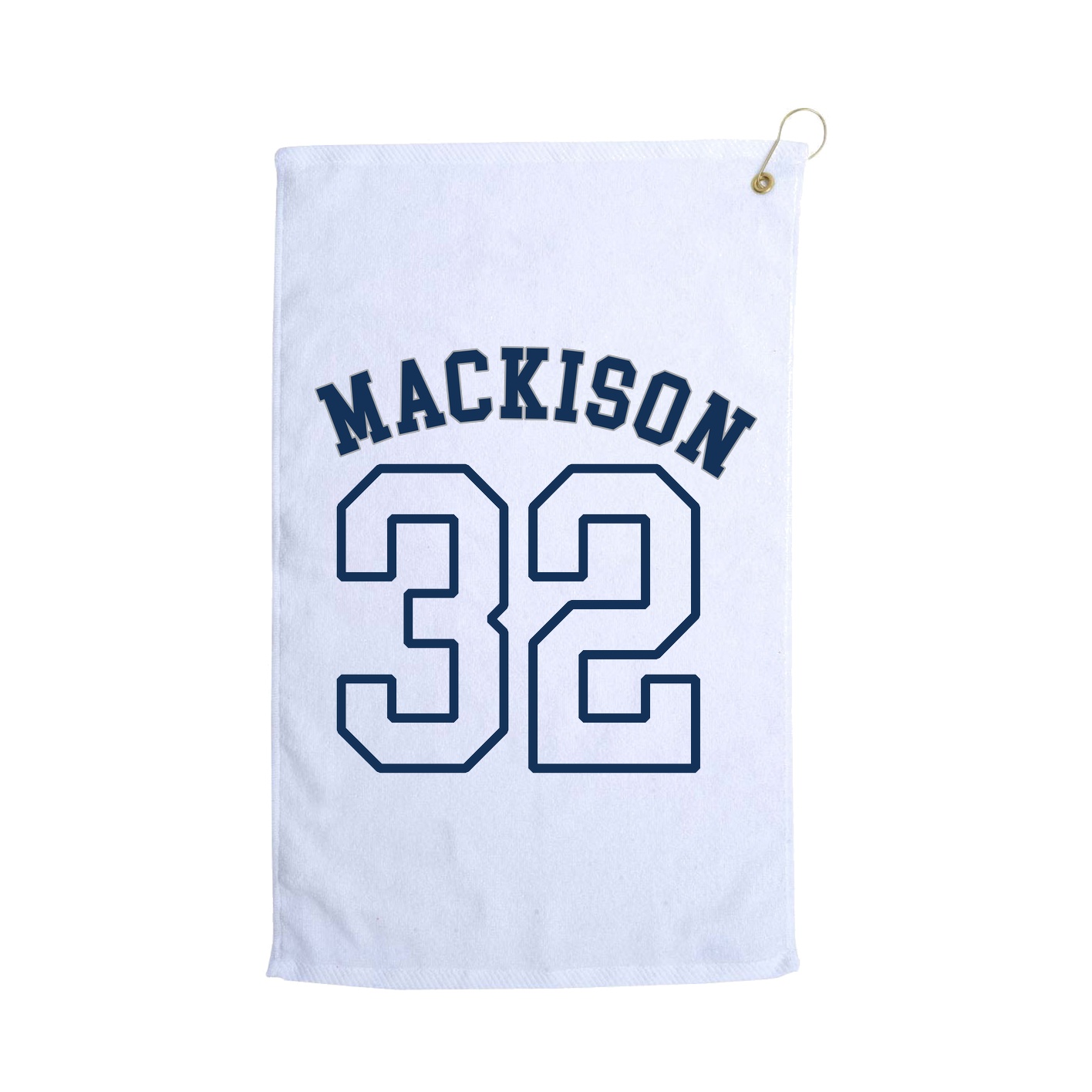 Golf Towel — Shirsey Arch in White