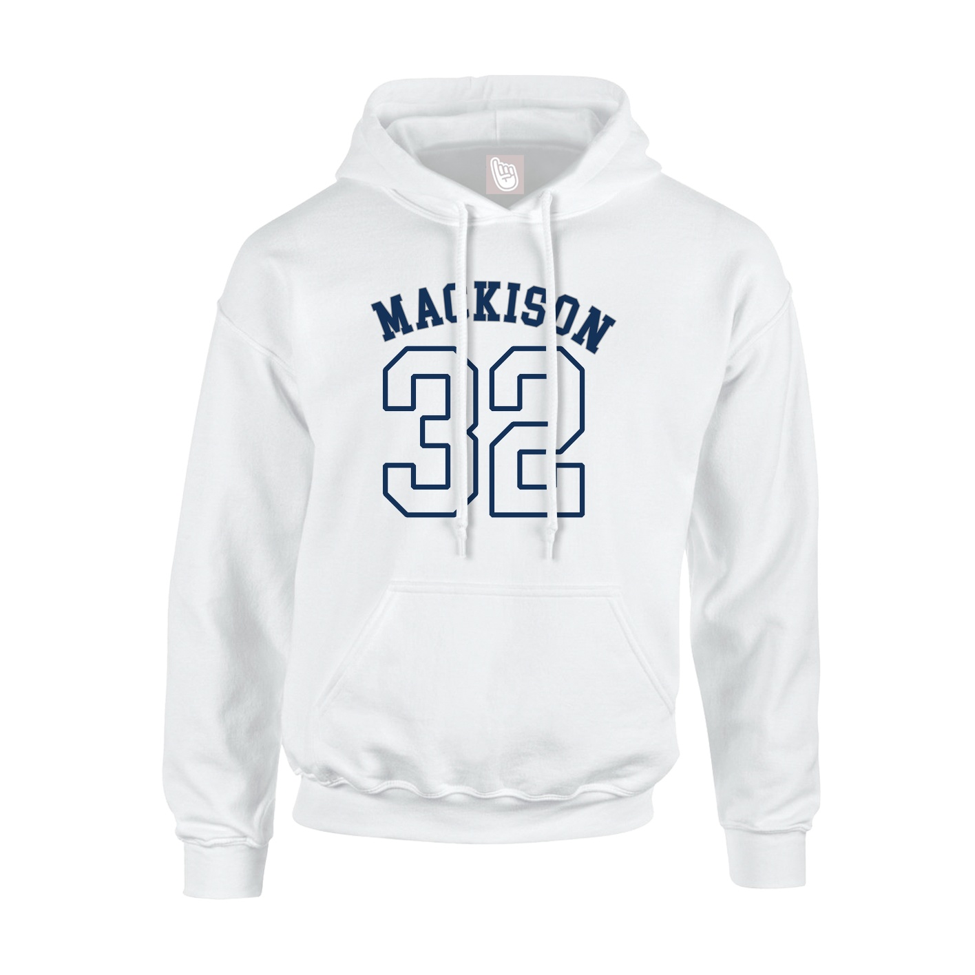 Hoodie — Shirsey Arch in White