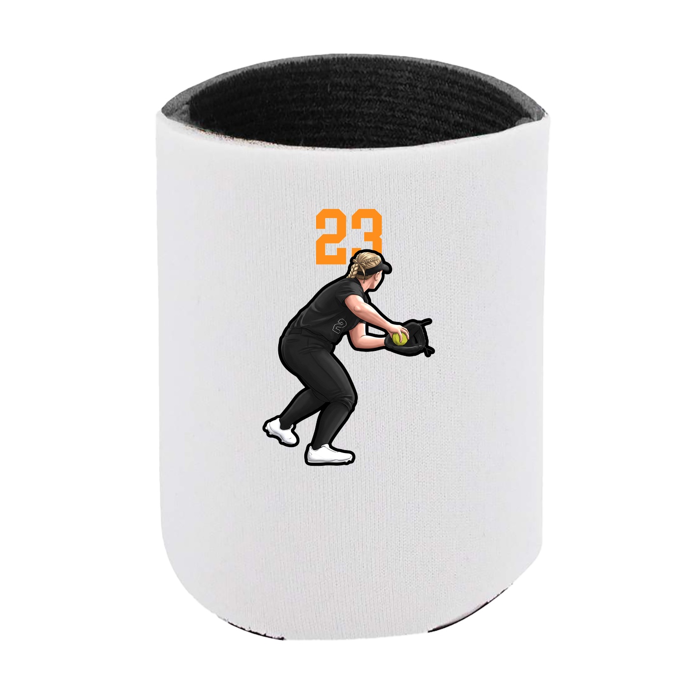 Can Holder — Number Top in White