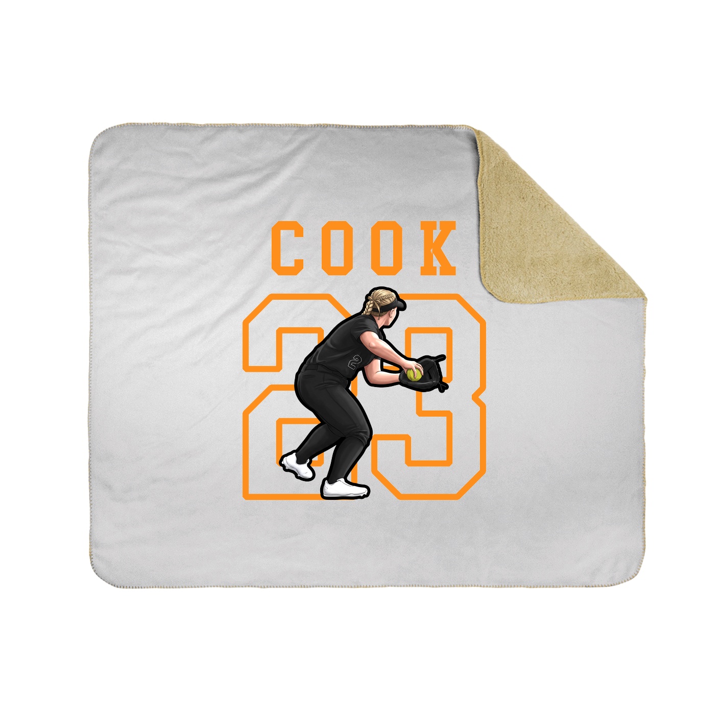 50x60 Sherpa Lined Throw Blanket