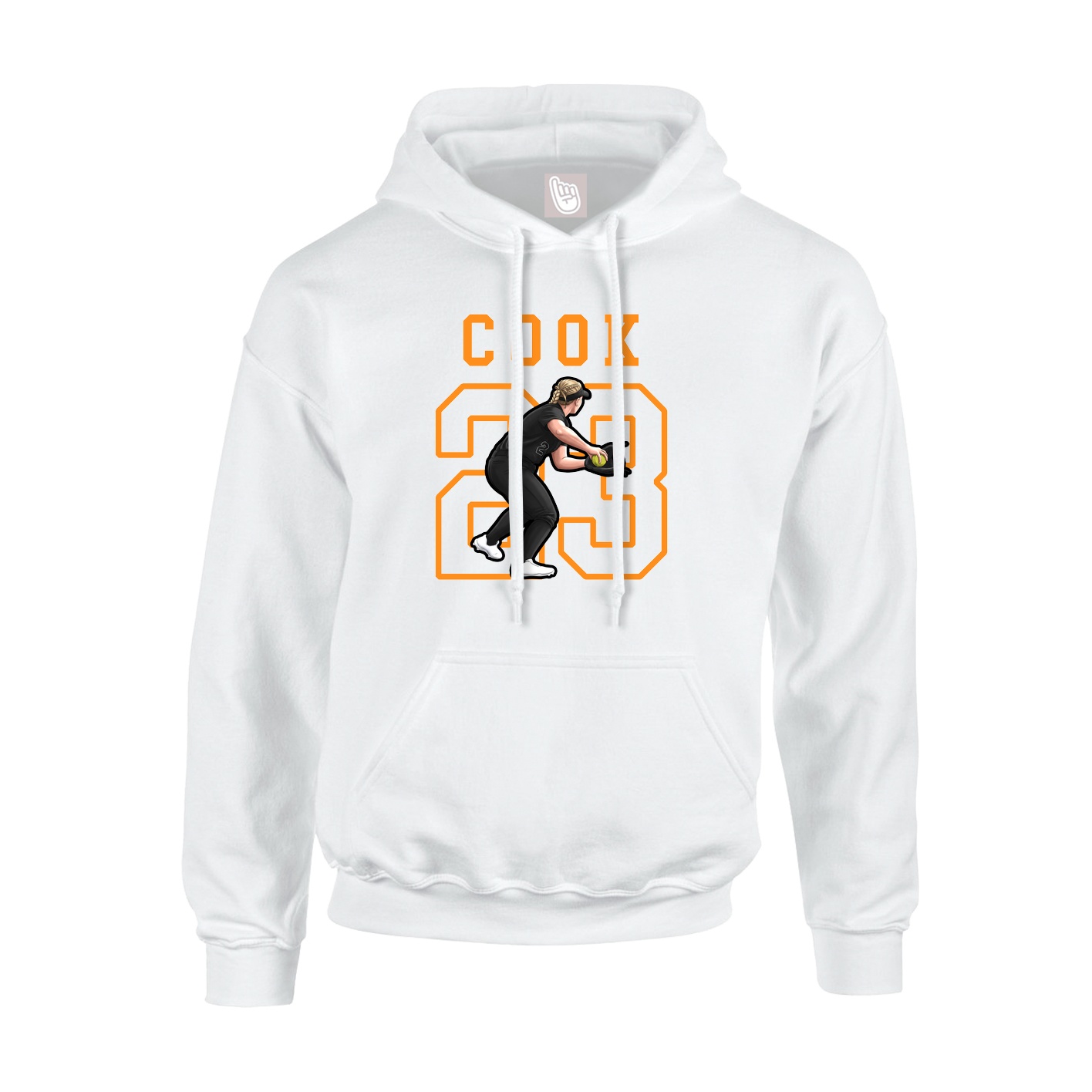 Hoodie — Shirsey in White