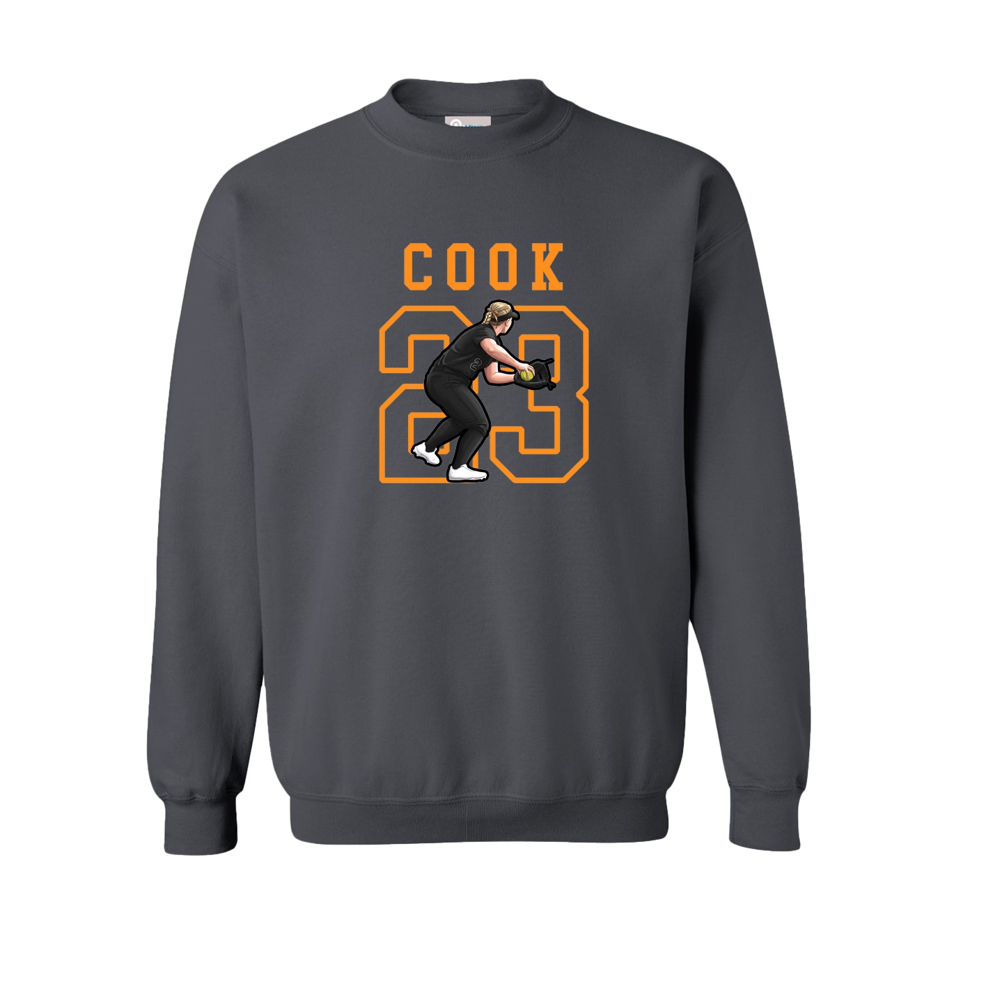 Fleece Crew — Shirsey in Grey