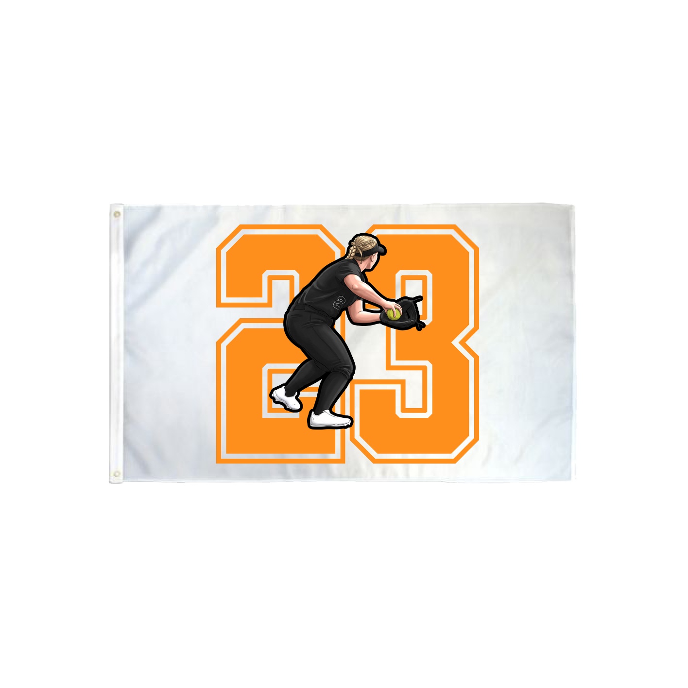 3x5 Flag — Number in Classic