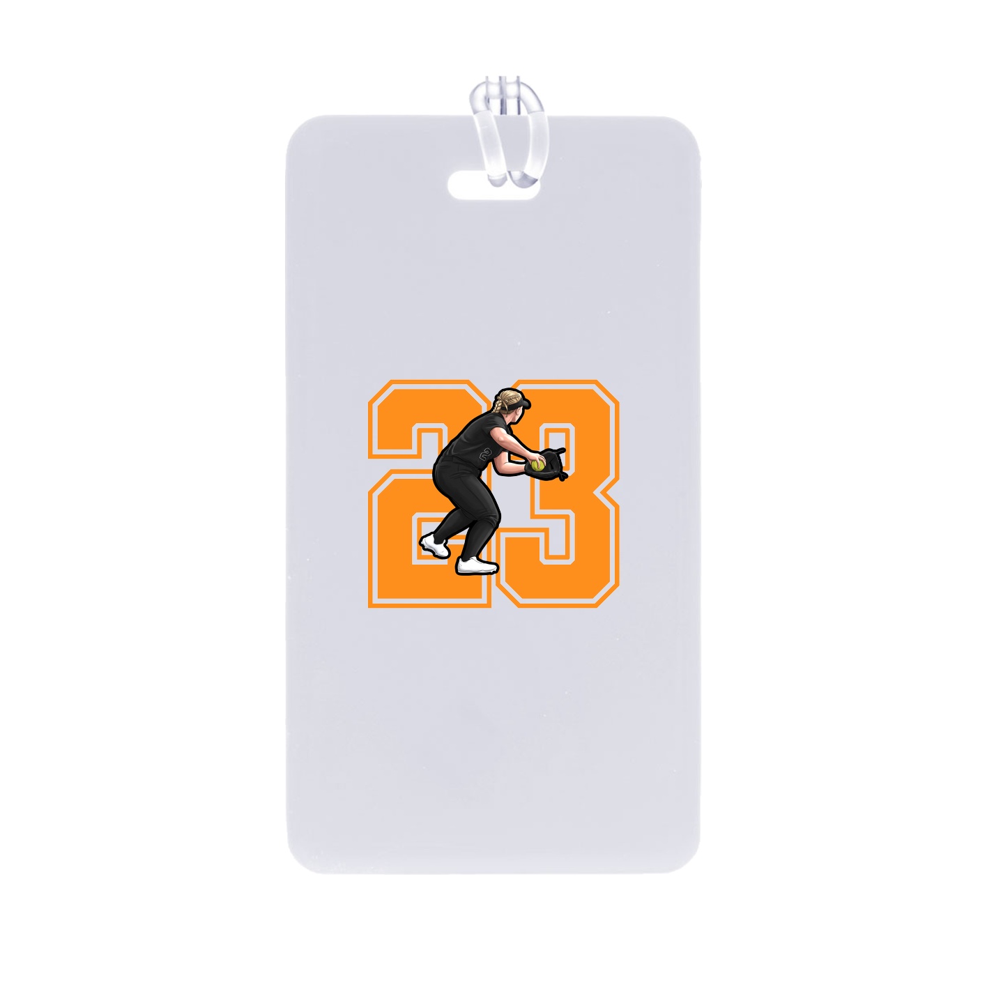 Bag Tag — Number in Classic