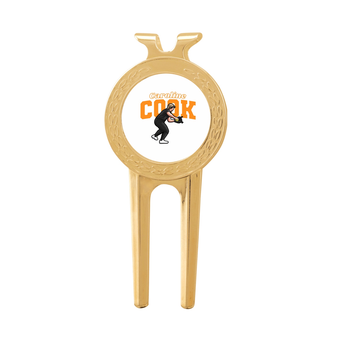 Divot Tool with Ball Marker — Name Arch in Classic
