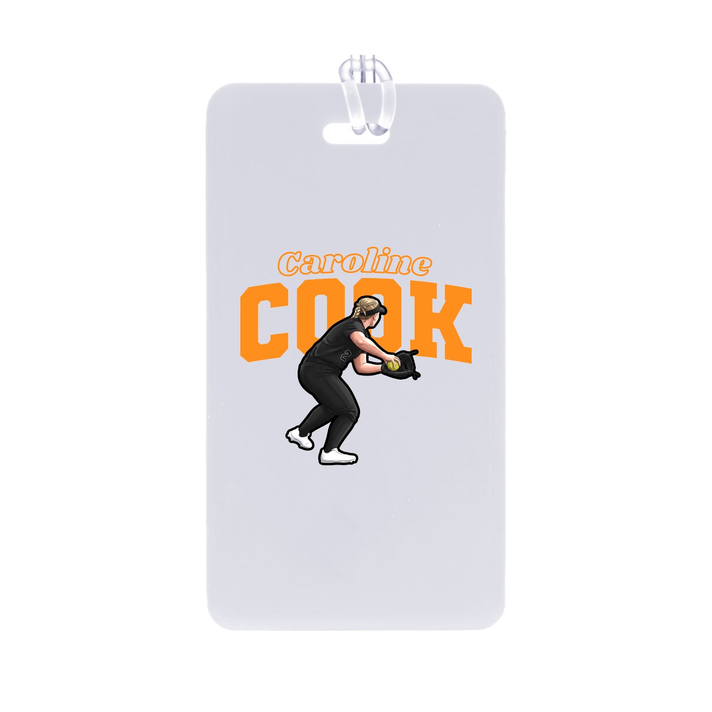 Bag Tag — Name Arch in Classic