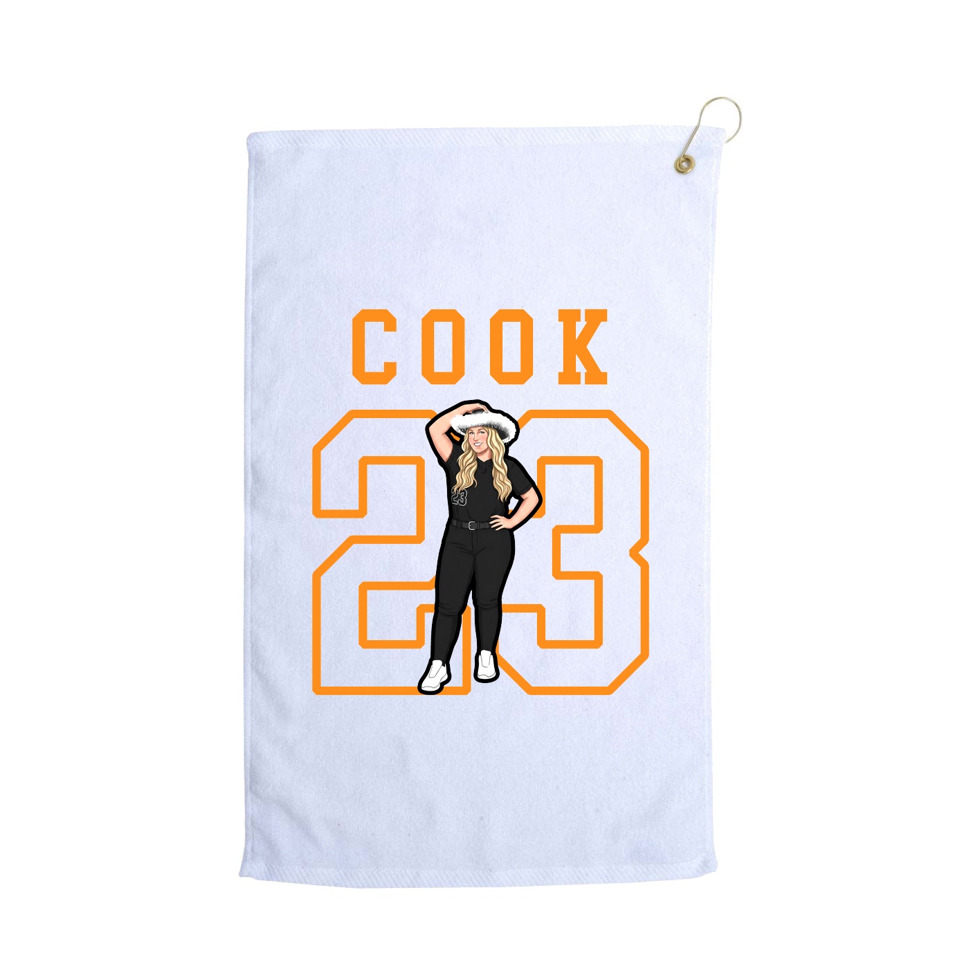 Golf Towel — Shirsey in White