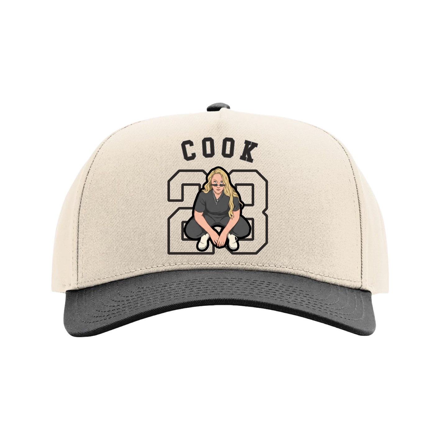 Full Fabric Five-Panel Champ Cap