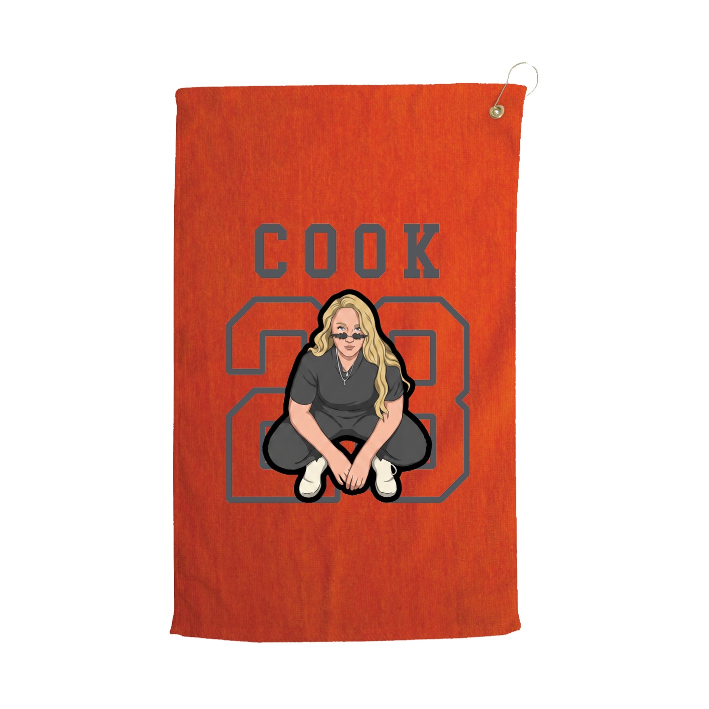 Golf Towel — Shirsey in Orange