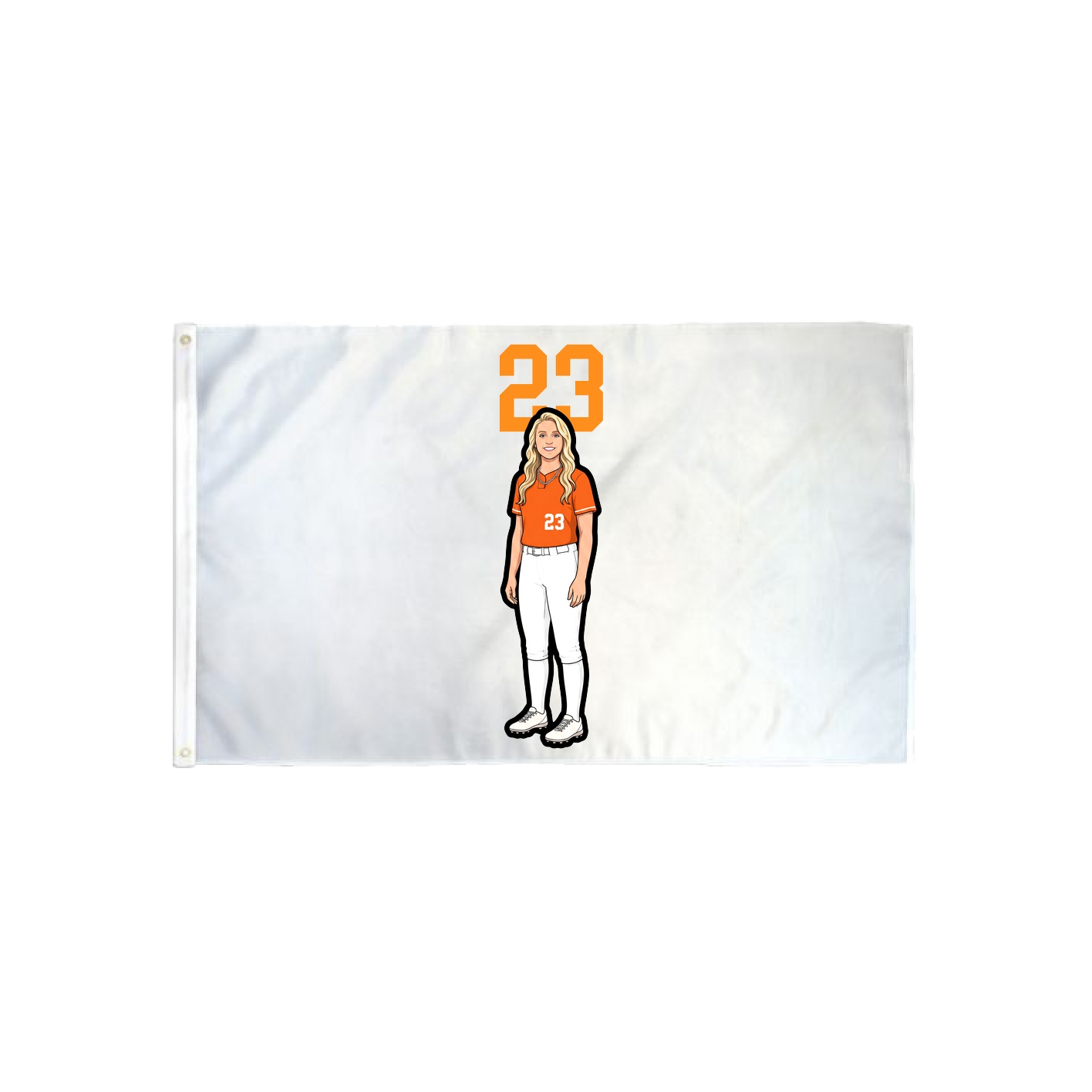 3x5 Flag — Number Top in Classic