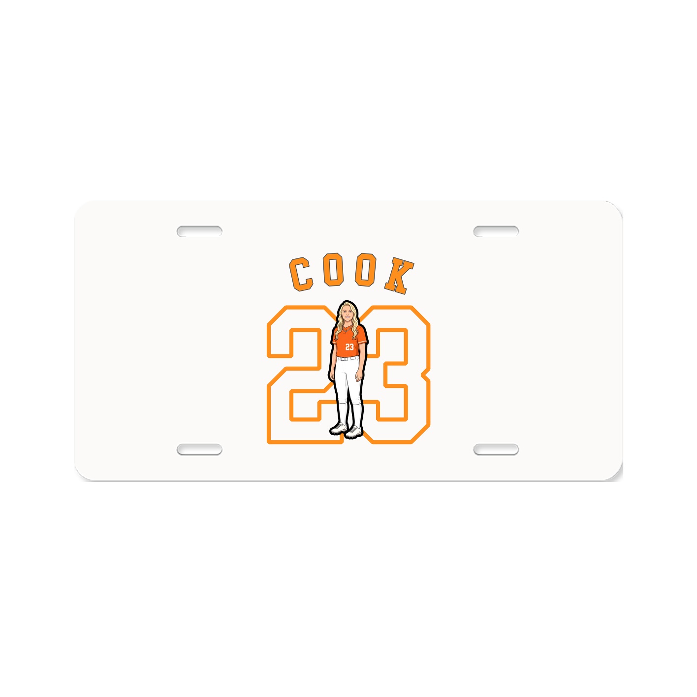 License Plate — Shirsey Arch in Classic