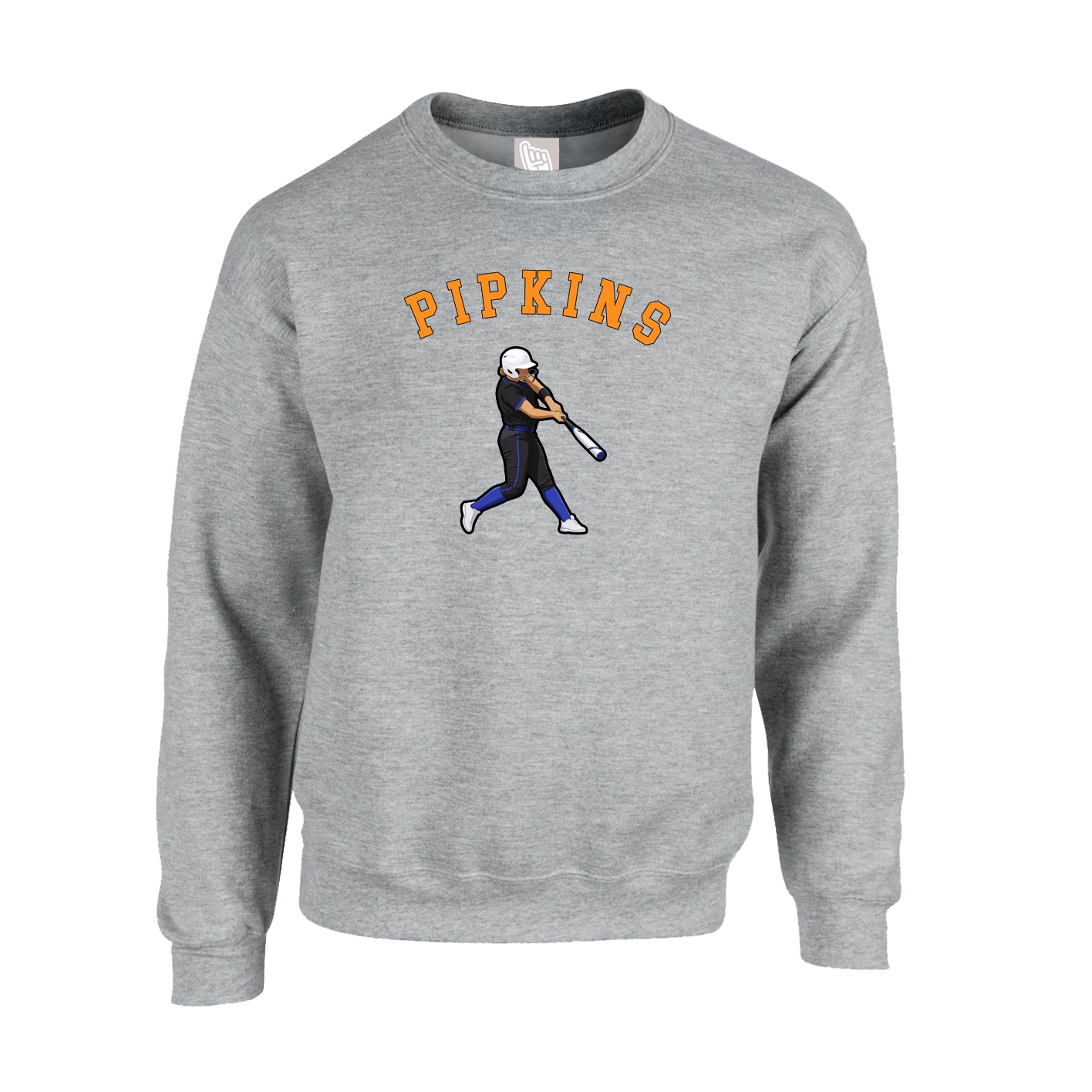 Fleece Crew — Shirsey Arch in Grey