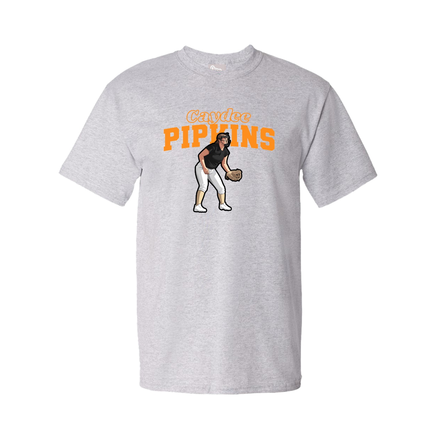 Youth Tee — Name Arch in Grey