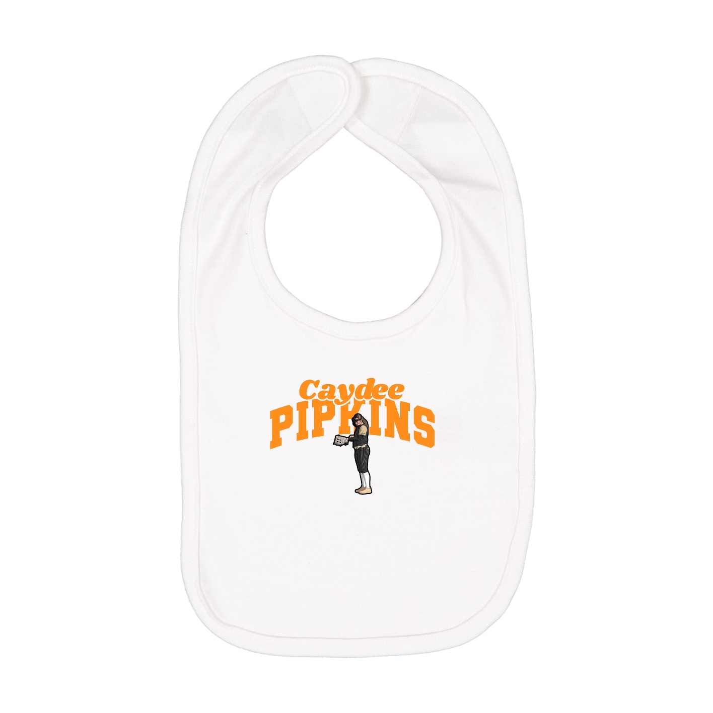 Infant Bib — Signature Arch in White