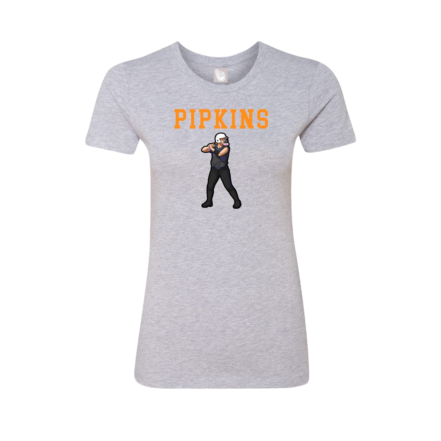 Fitted Women's Tee — Shirsey in Grey