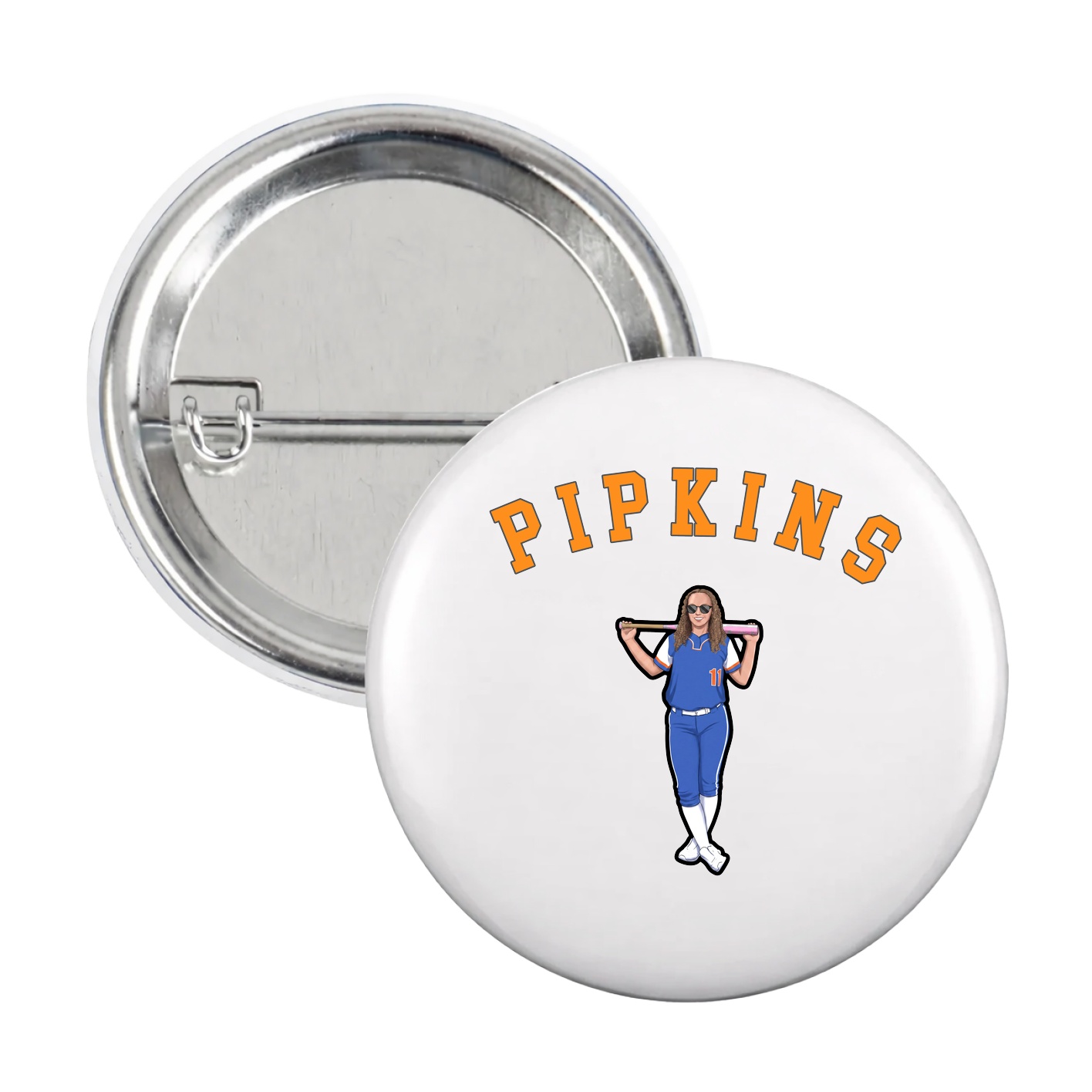 Game Day Button — Shirsey Arch in White