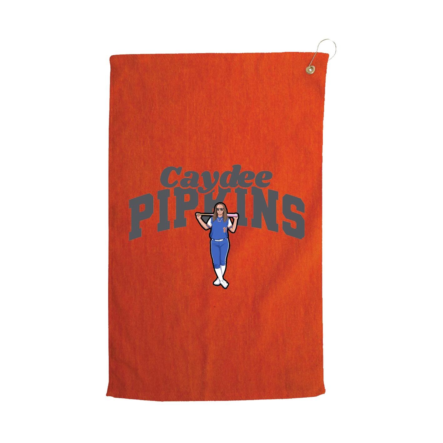 Golf Towel — Signature Arch in Orange
