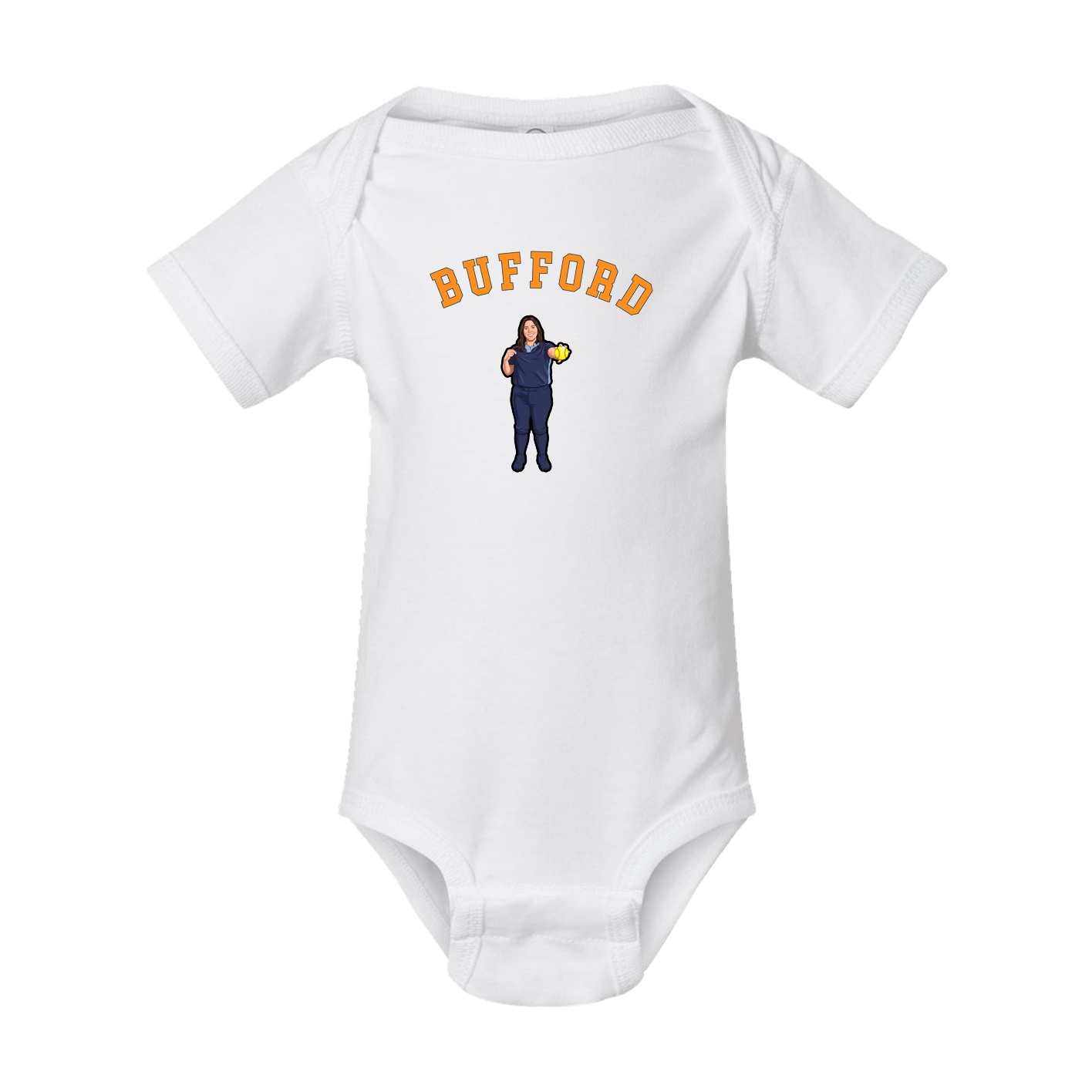 Baby Onesie — Shirsey Arch in White