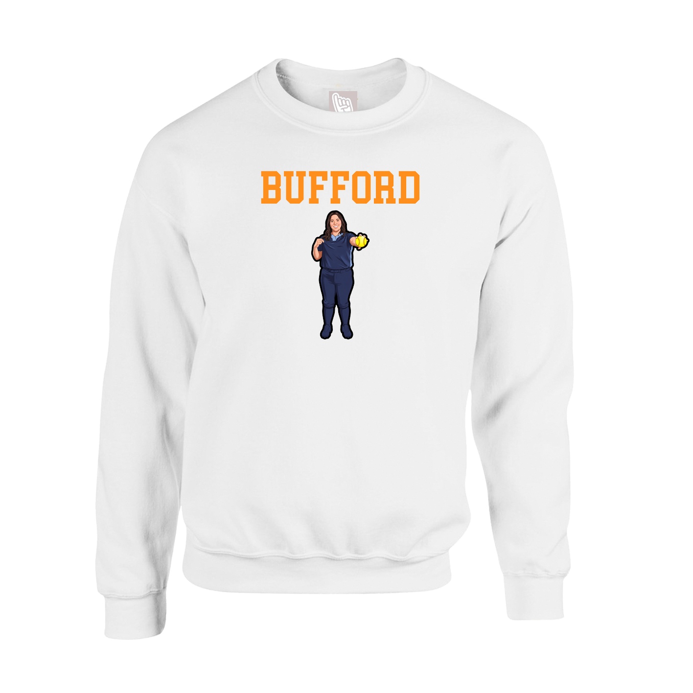 Fleece Crew — Shirsey in White