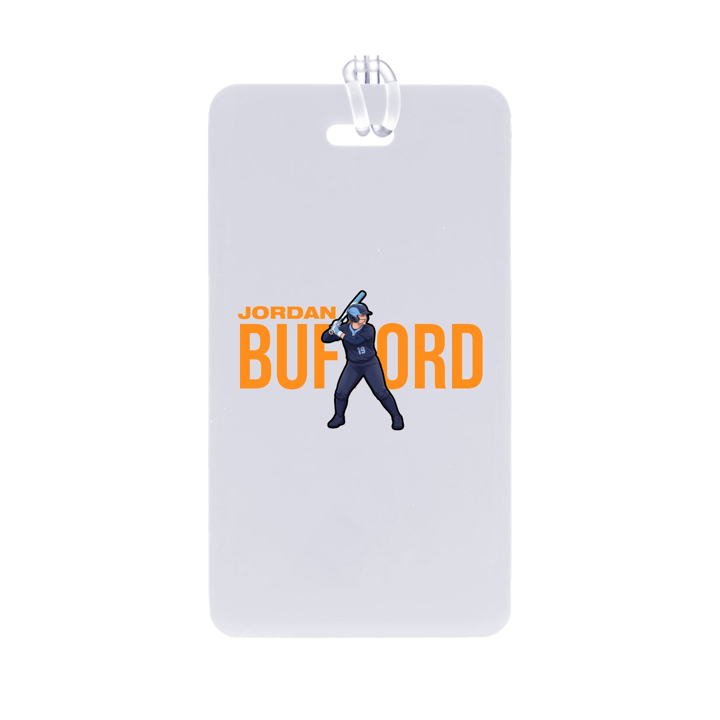 Bag Tag — Player Name in Classic
