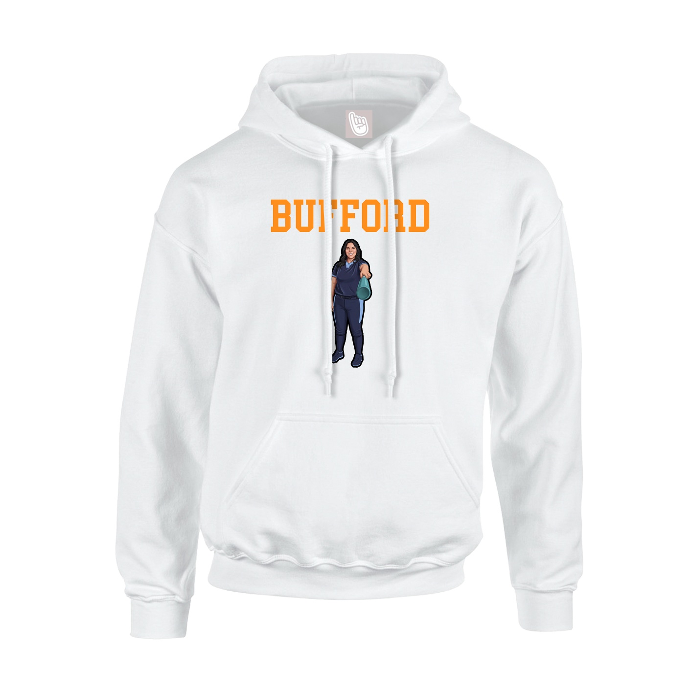 Youth Hoodie — Shirsey in White