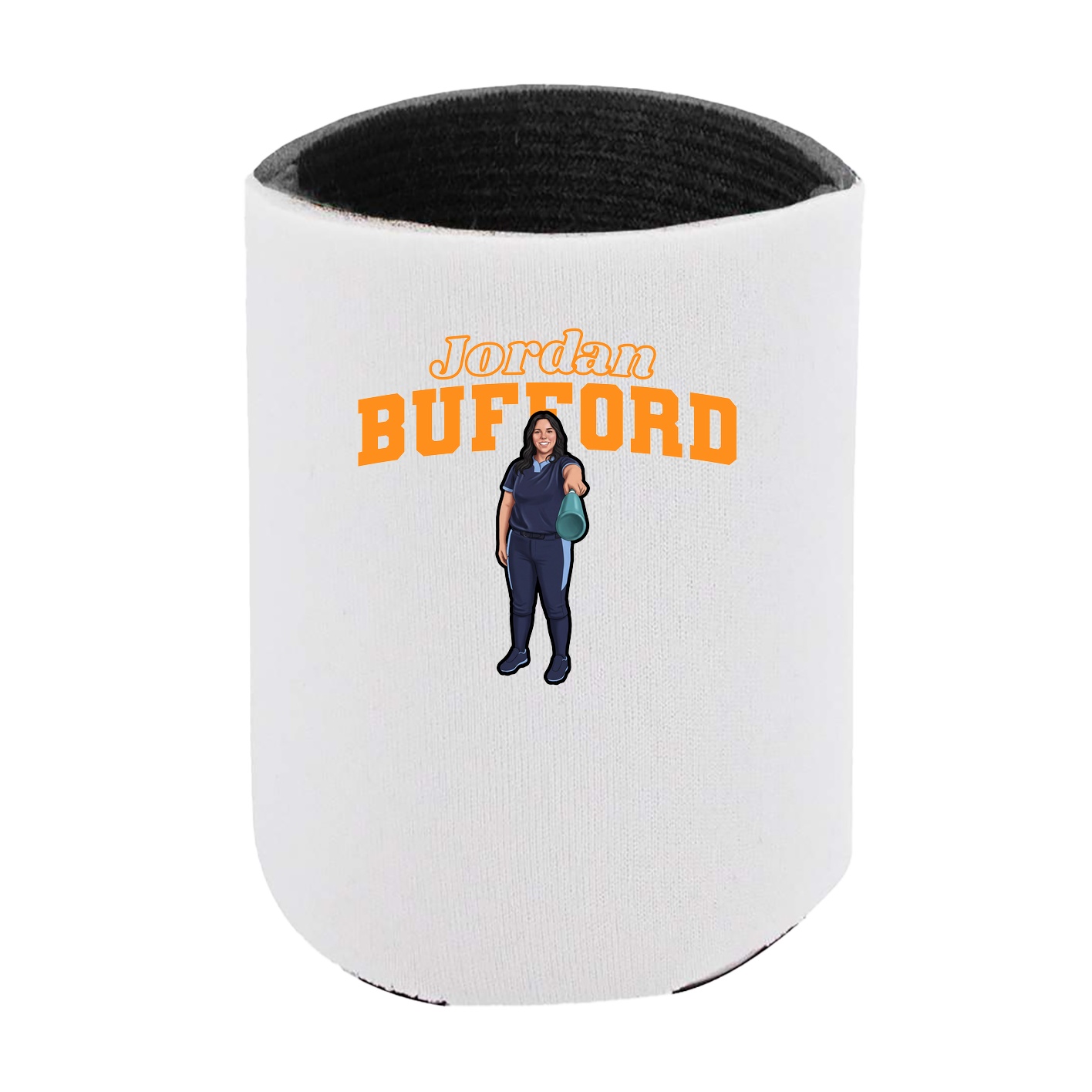 Can Holder — Name Arch in White