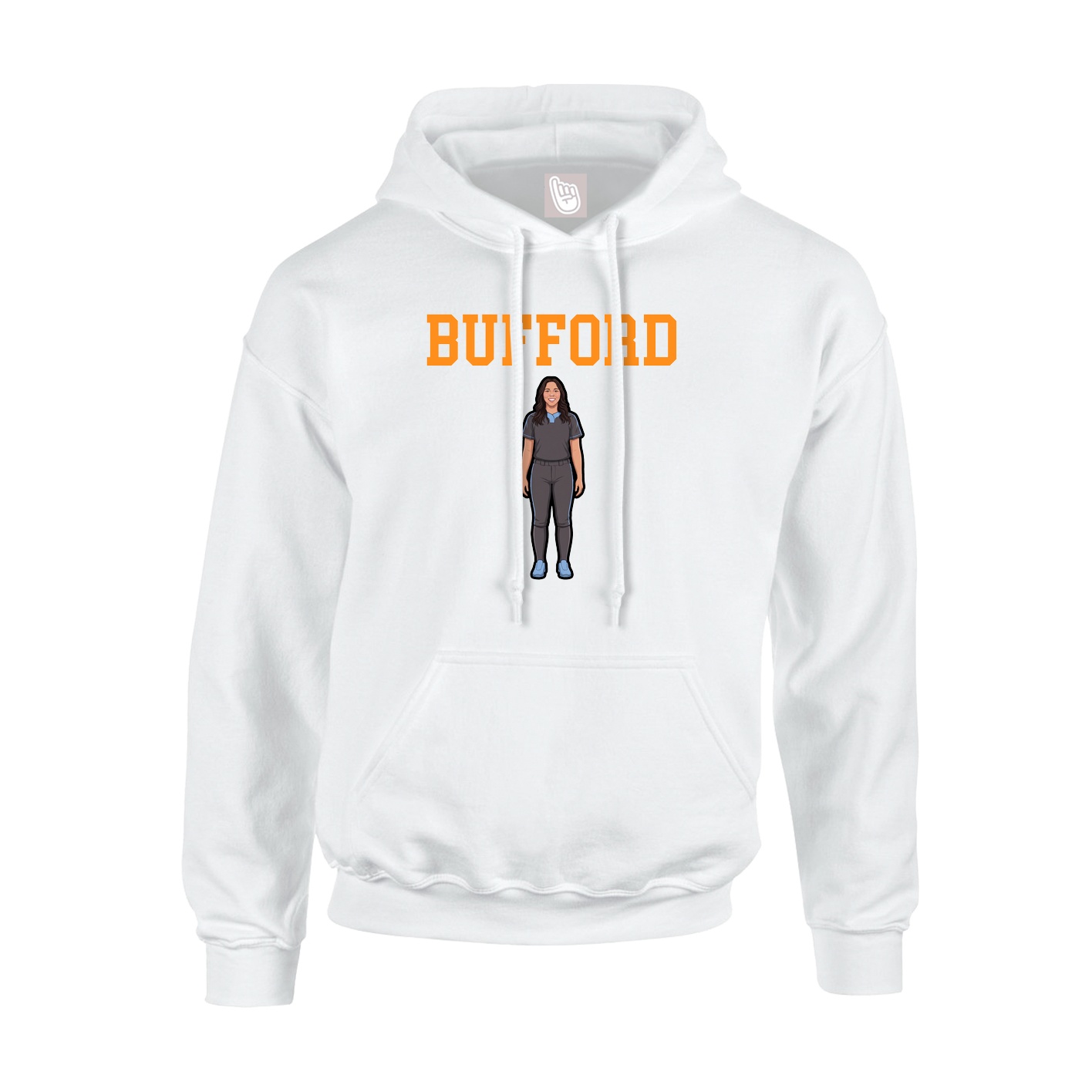 Hoodie — Shirsey in White