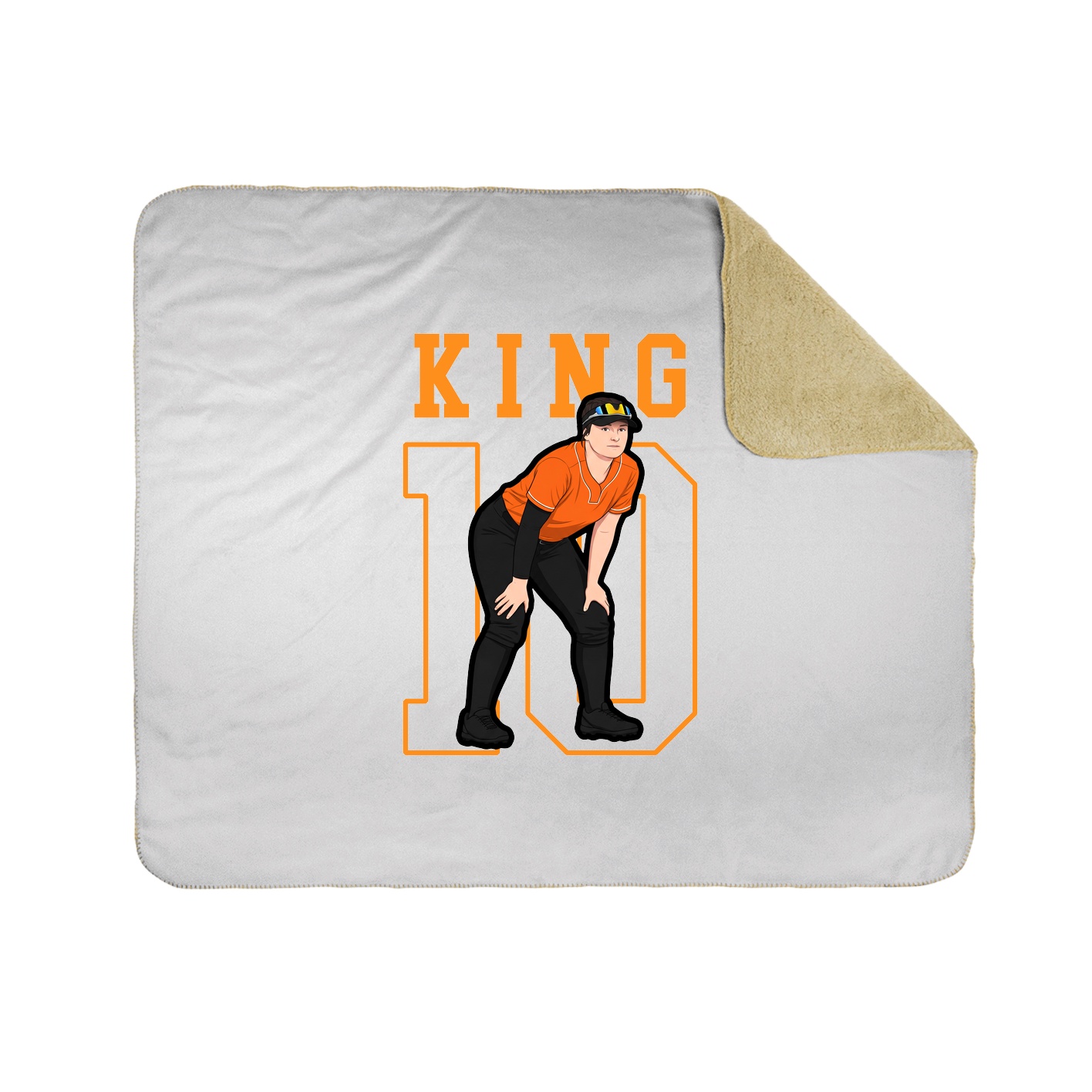 50x60 Sherpa Lined Throw Blanket