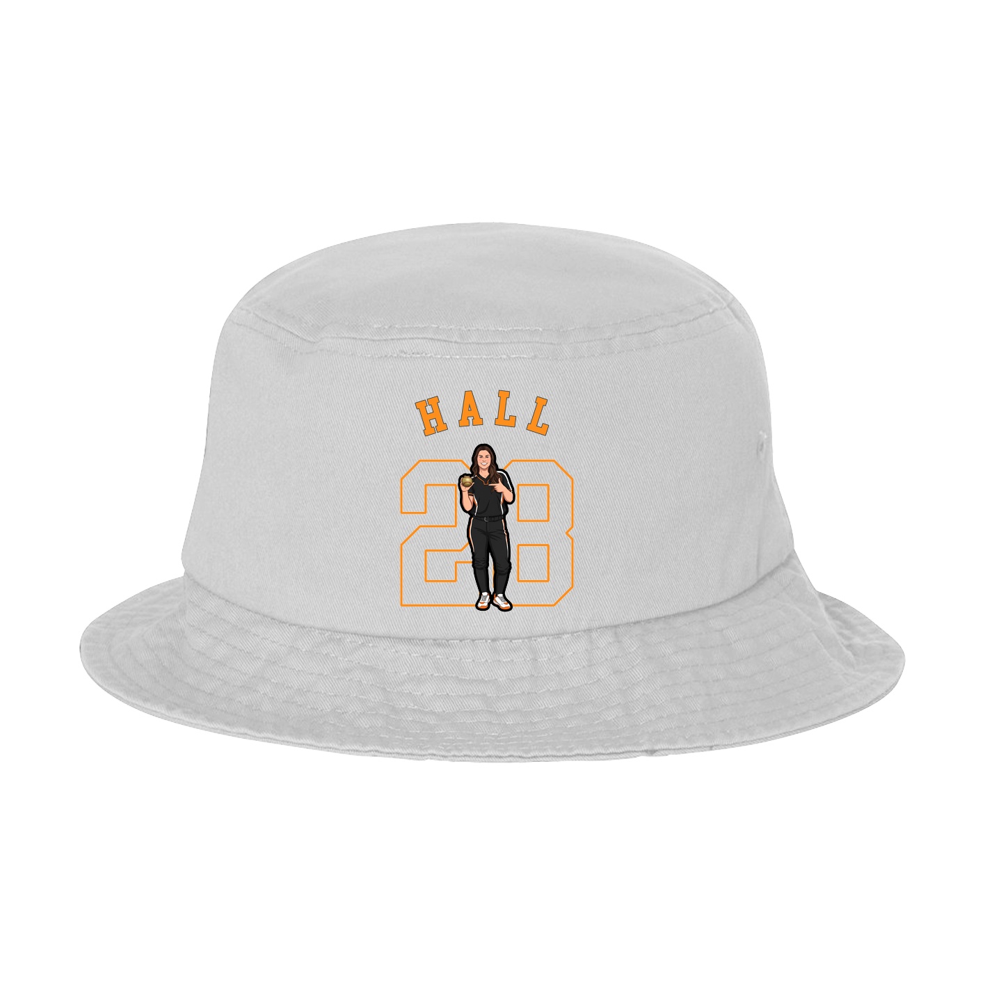 Bucket Cap — Shirsey Arch in White