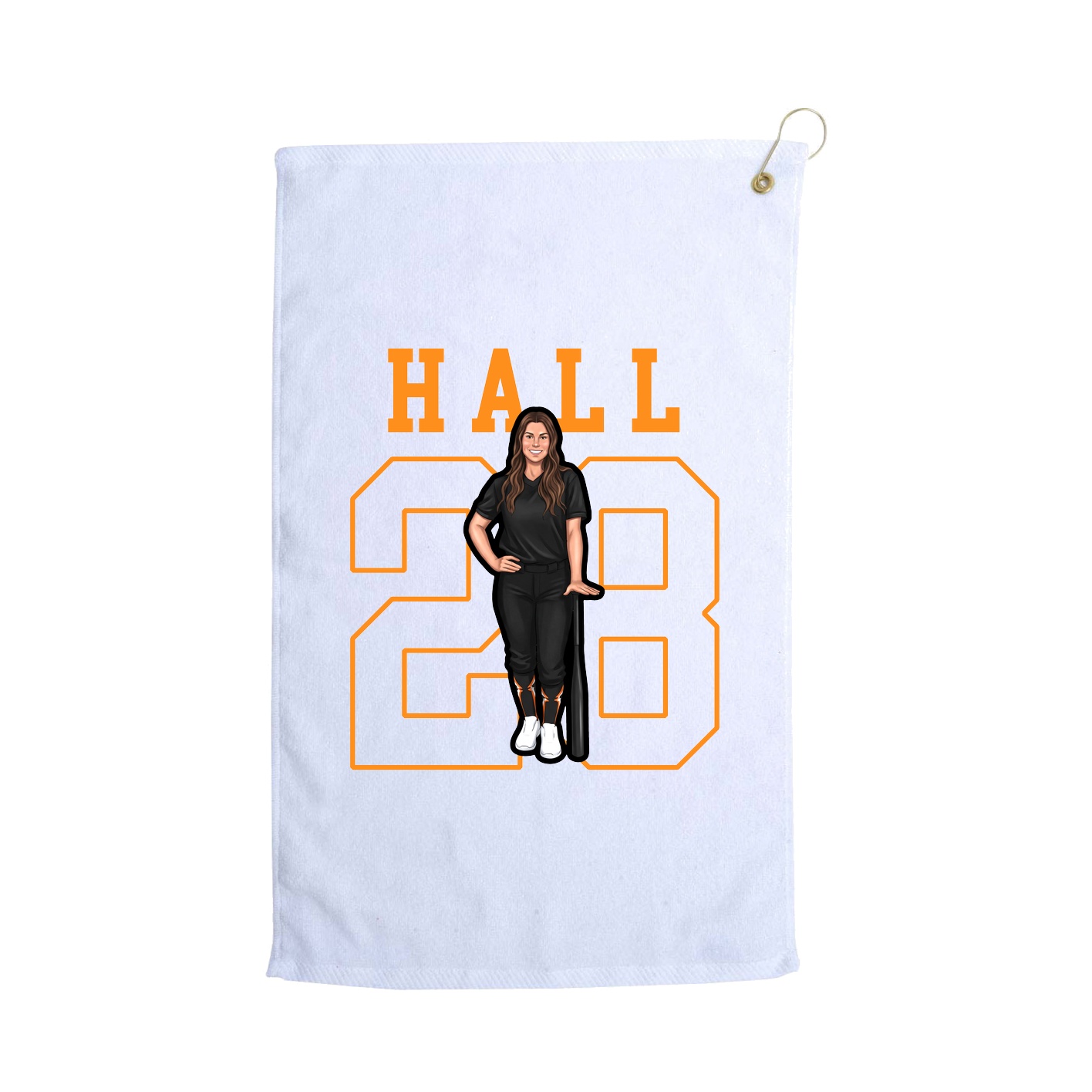 Golf Towel — Shirsey in White