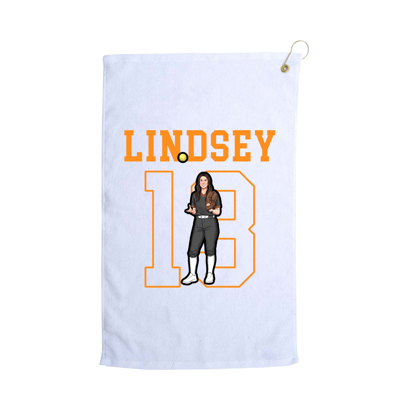 Golf Towel — Shirsey in White