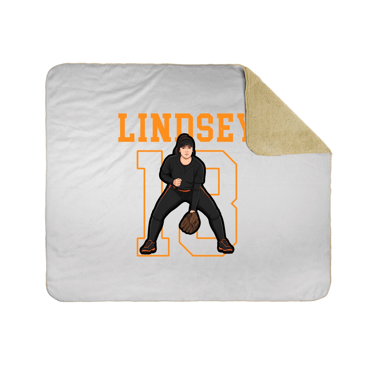 Throw Blanket — Shirsey in White