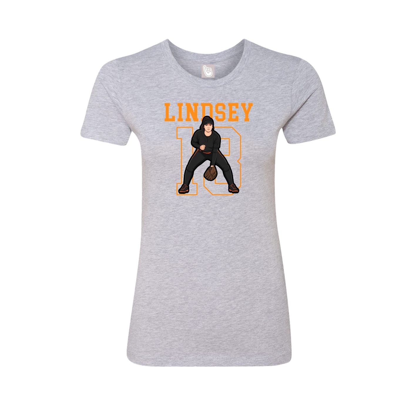 Fitted Women's Tee — Shirsey in Grey